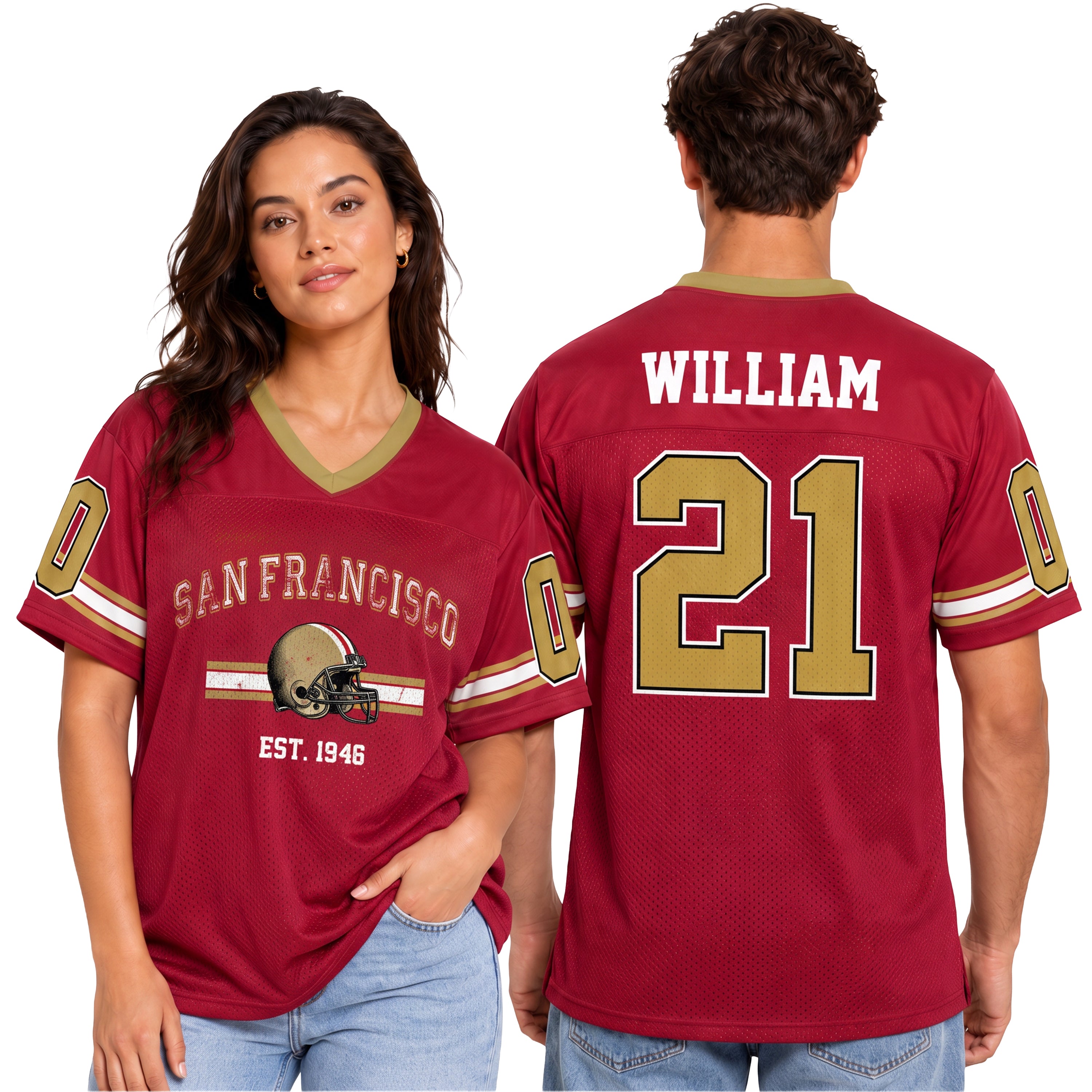Custom City Football Jersey San Francisco - Design Your Own