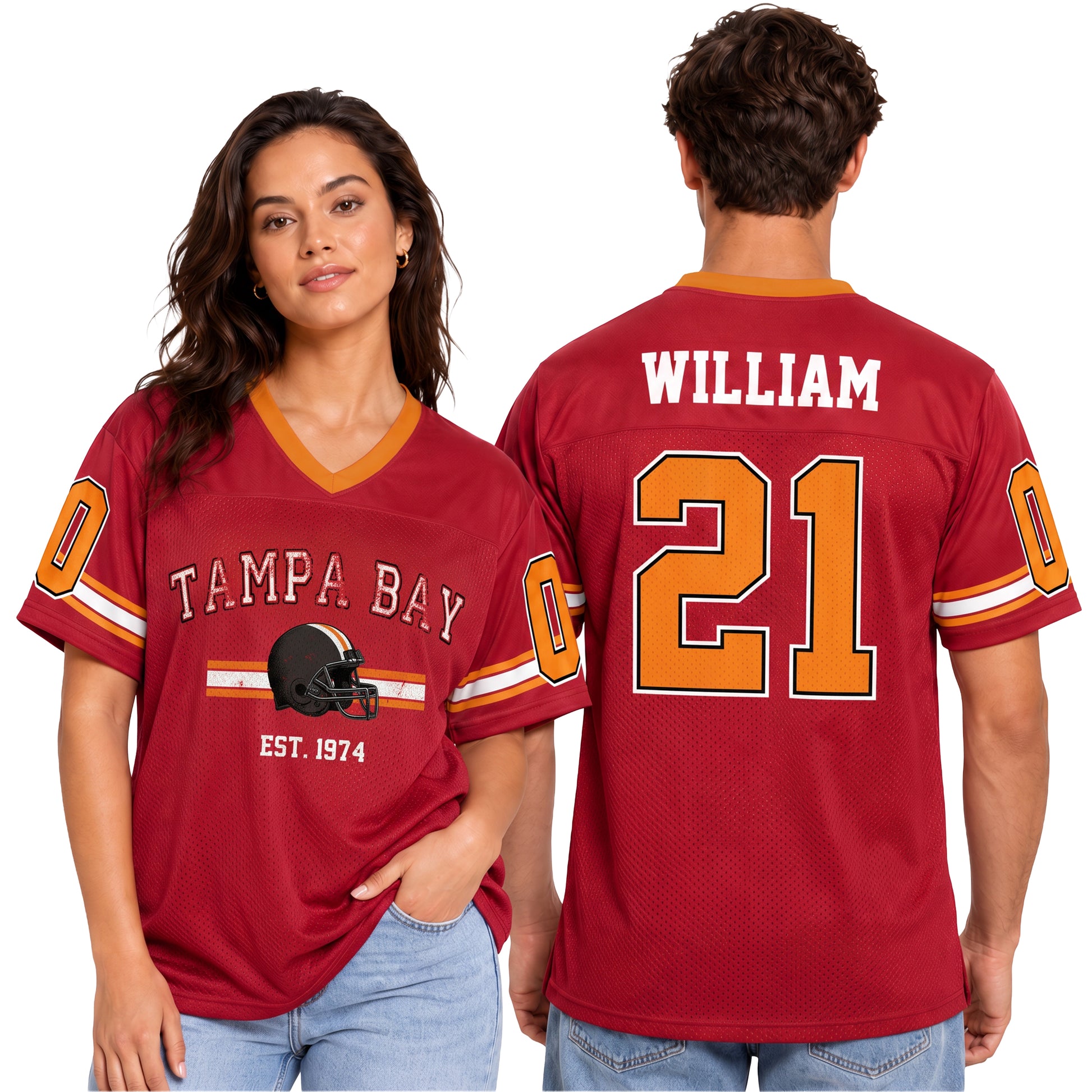 Custom City Football Jersey Tampa Bay - Design Your Own