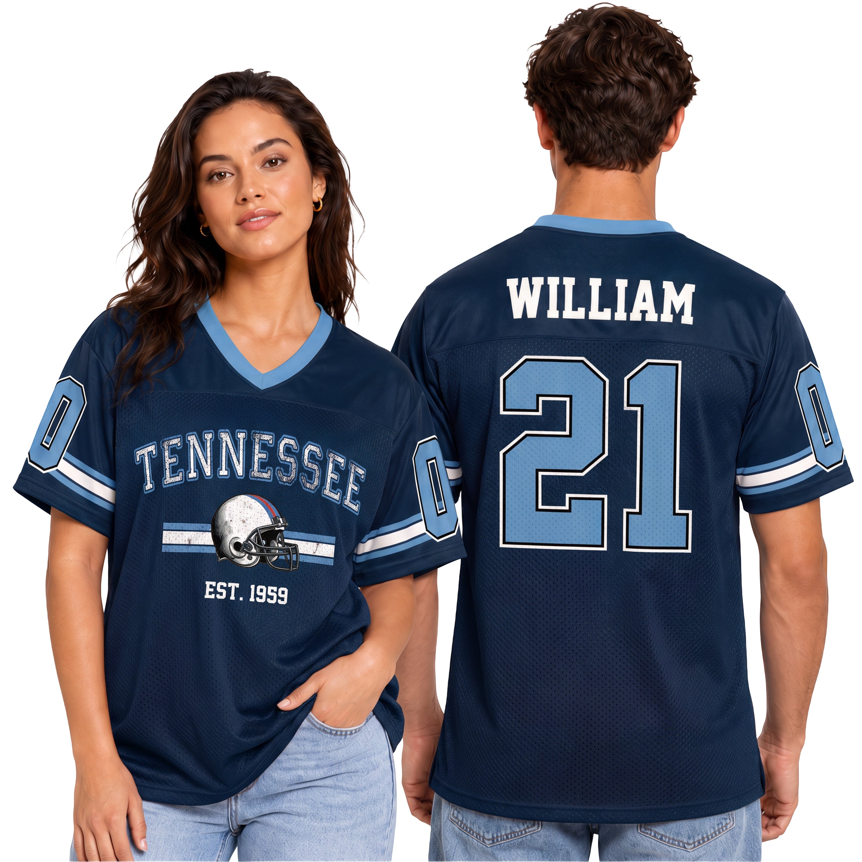 Custom City Football Jersey Tennessee - Design Your Own