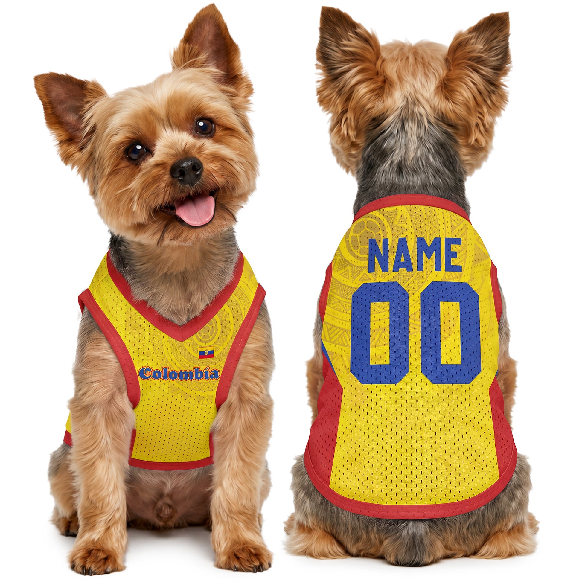 Custom Pet Soccer Jersey Colombia 2026 - Design Your Own