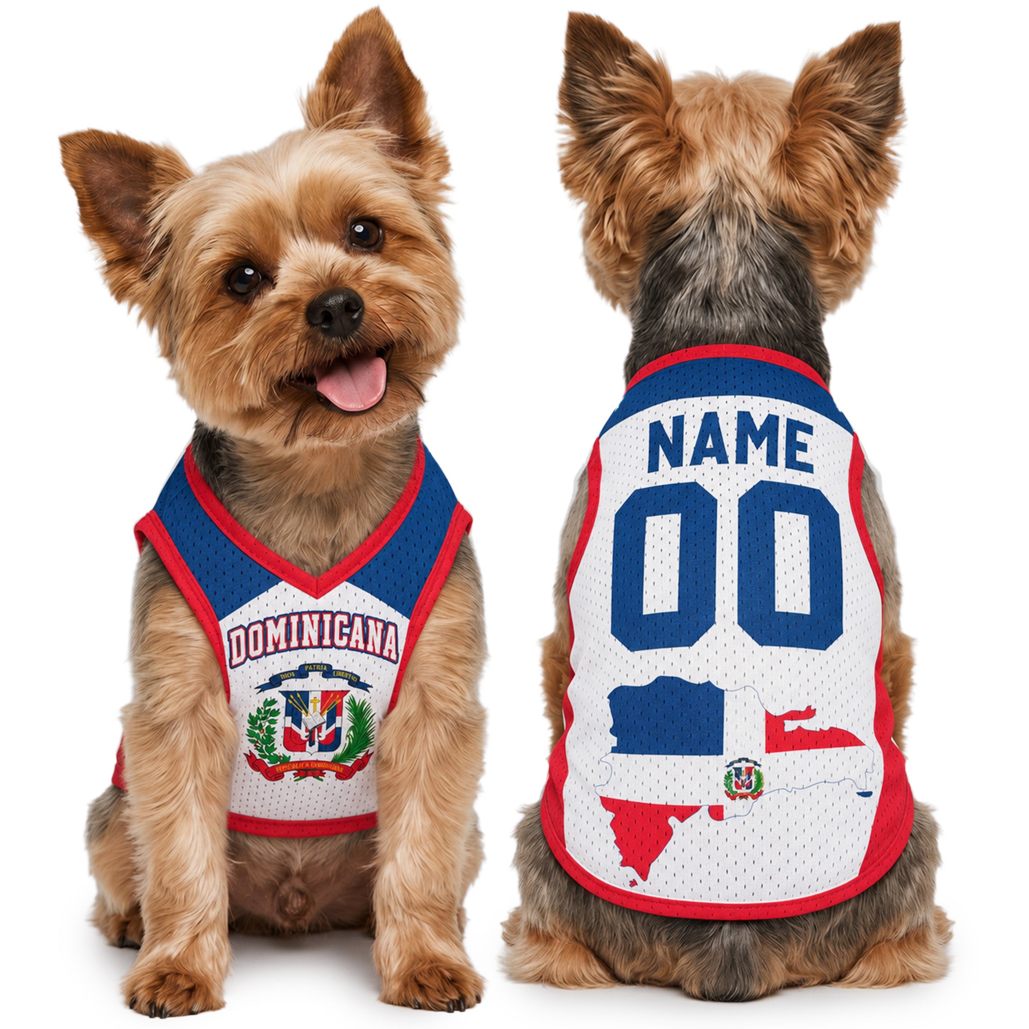 Custom Pet Soccer Jersey Dominican Republic 2026 - Design Your Own