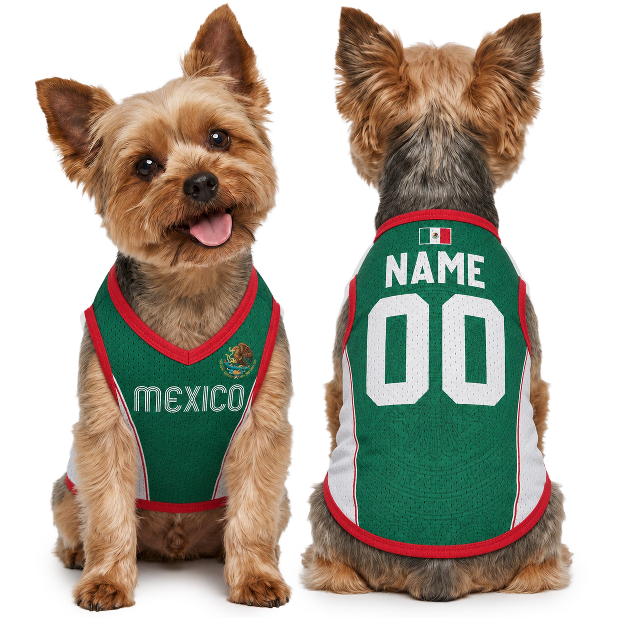 Custom Pet Soccer Jersey Mexico 2026 - Design Your Own