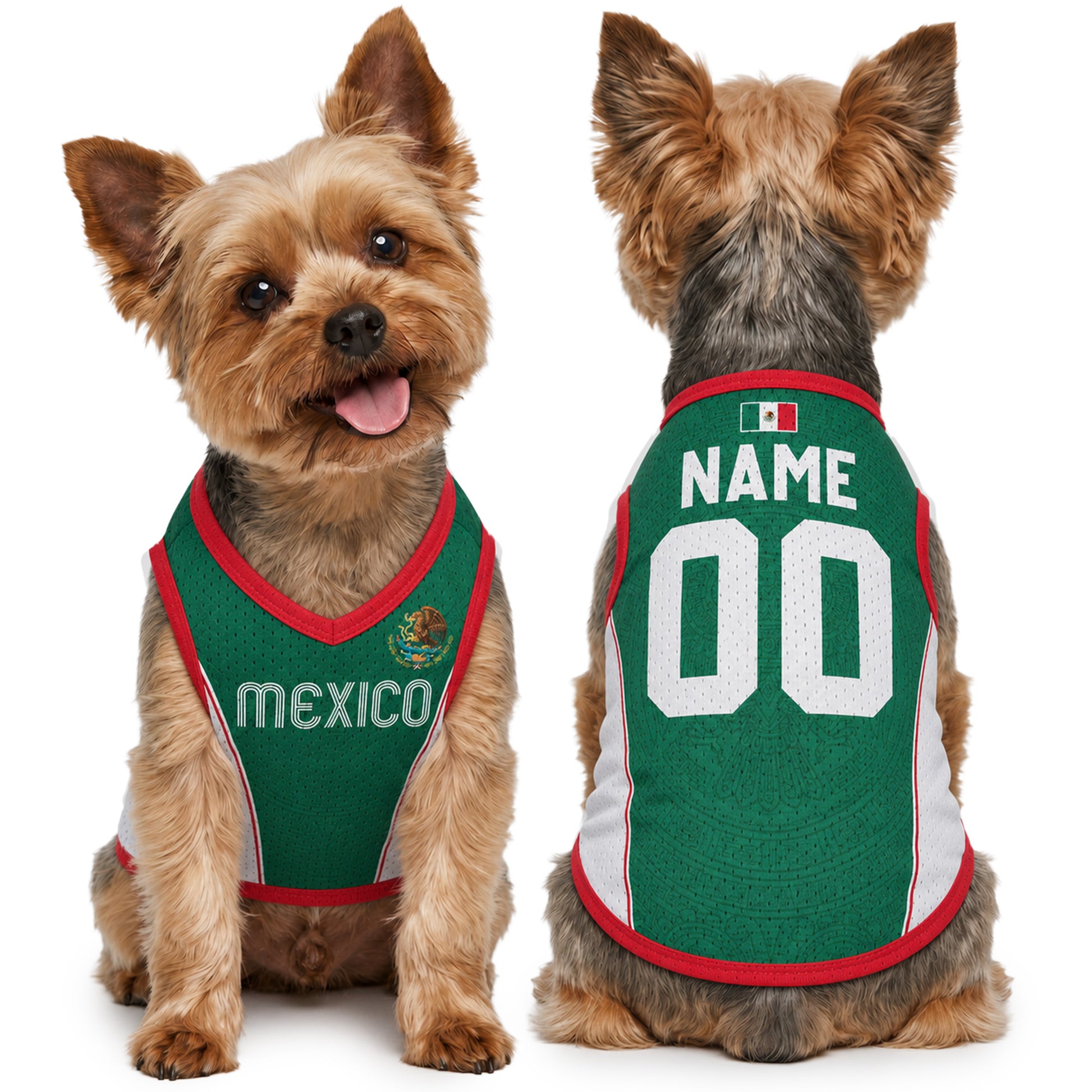 Custom Pet Soccer Jersey Mexico 2026 - Design Your Own