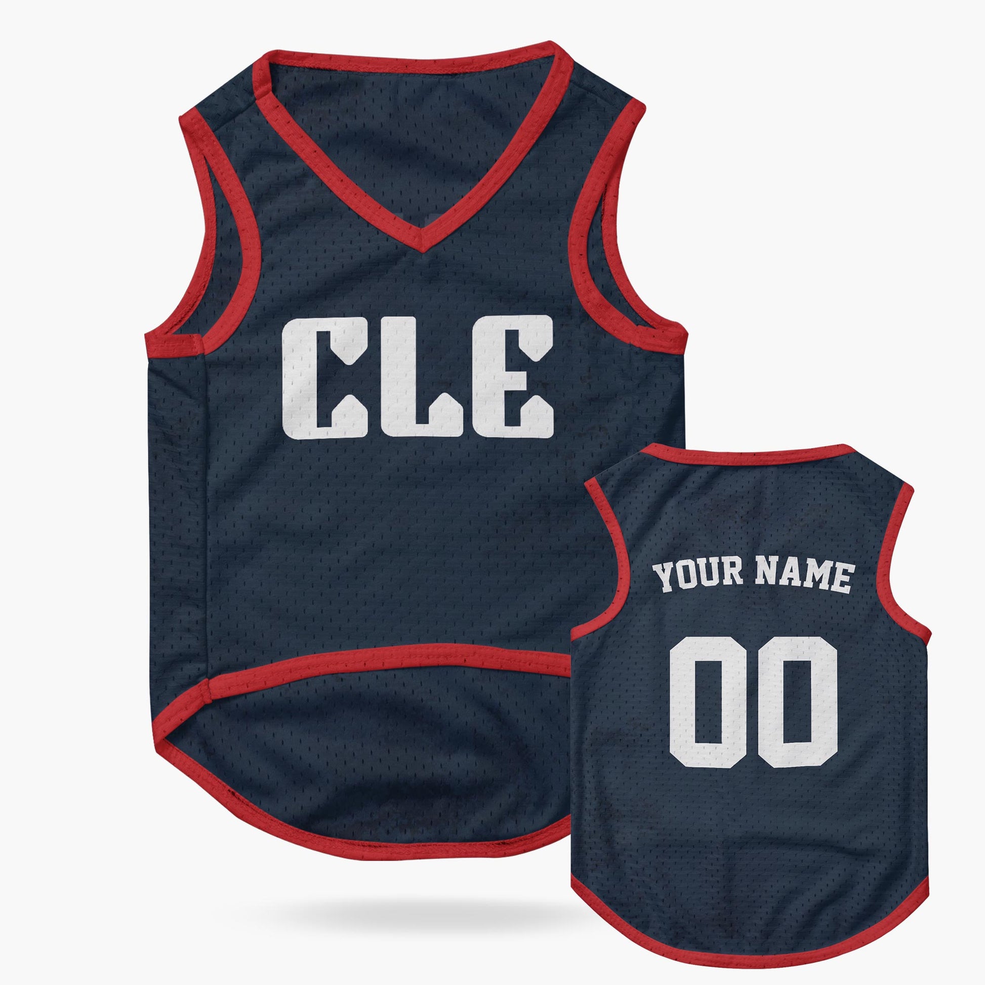 Custom City Pet Jersey Cleveland CLE Blue - Design Your Own