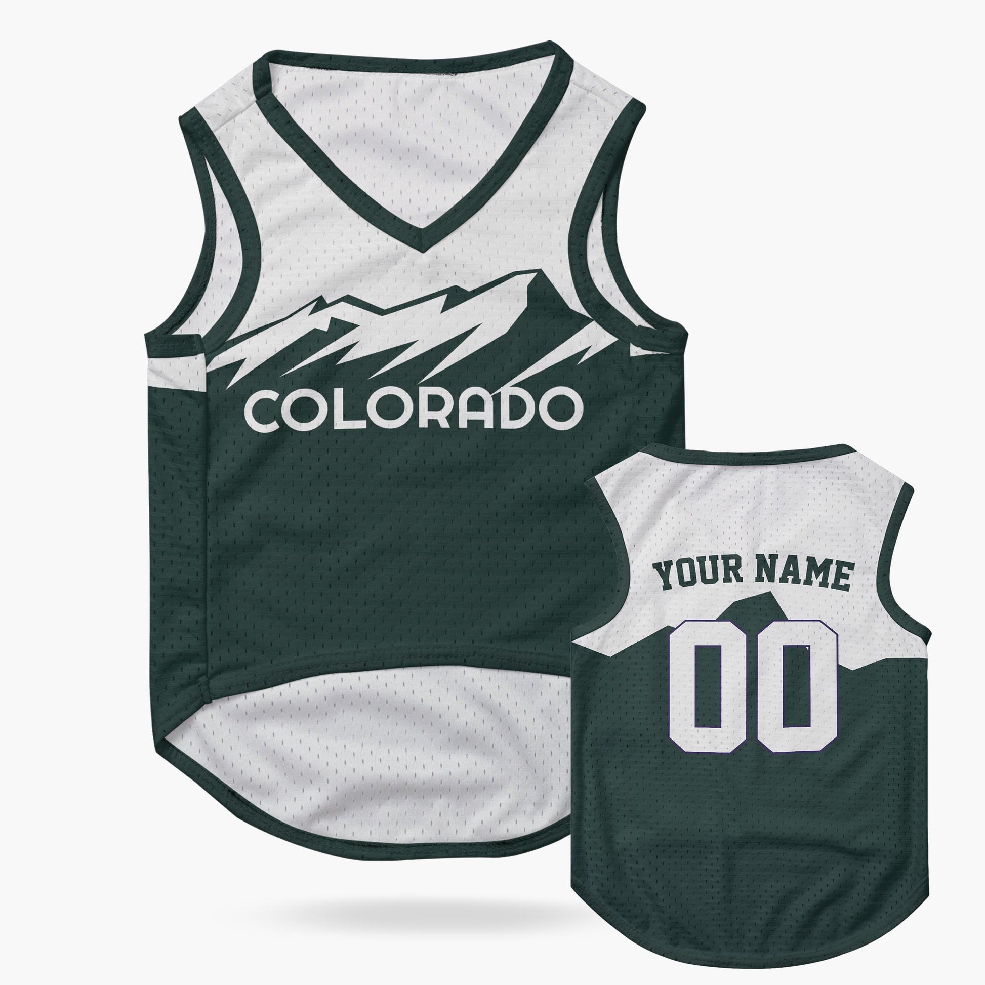 Custom City Pet Jersey Colorado Green - Design Your Own