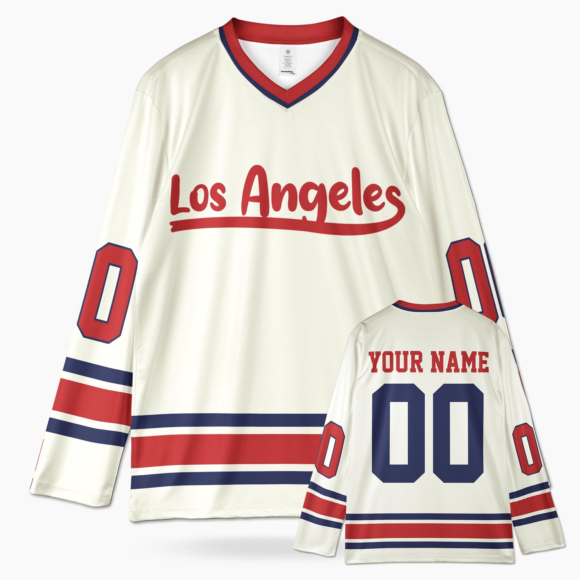 Custom City Hockey Jersey - Los Angeles Beige - Design Your Own