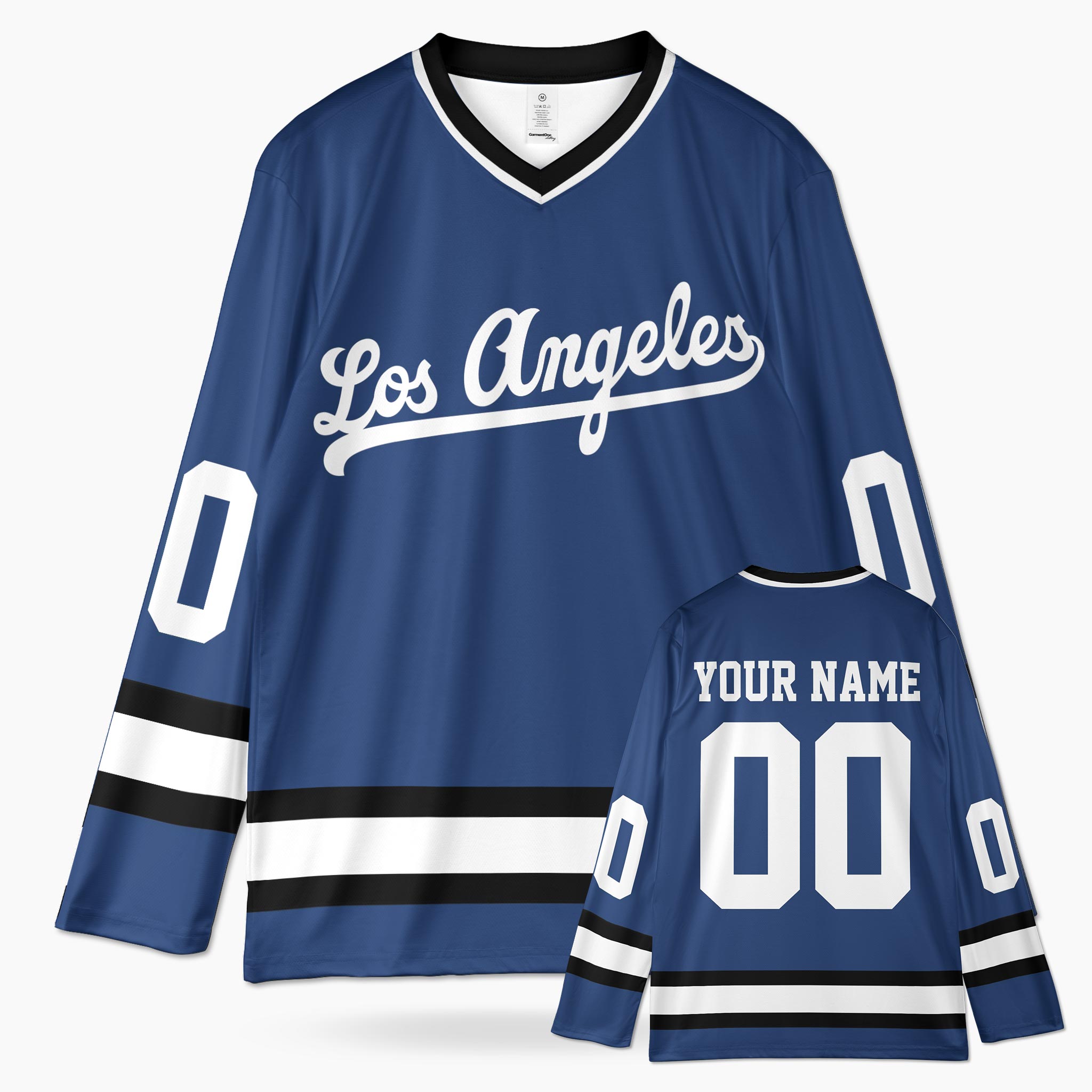 Custom City Hockey Jersey - Los Angeles Blue - Design Your Own
