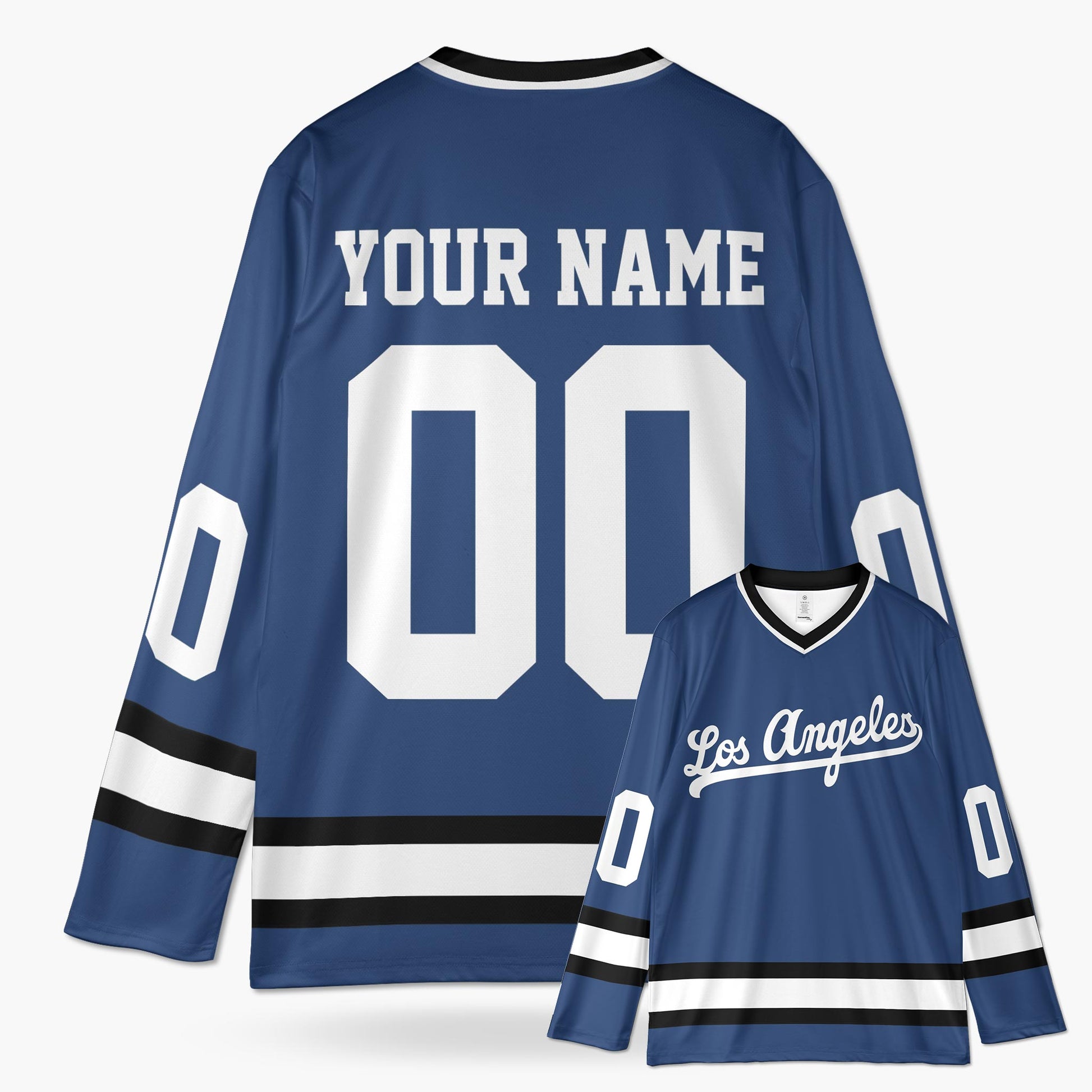 Custom City Hockey Jersey - Los Angeles Blue - Design Your Own