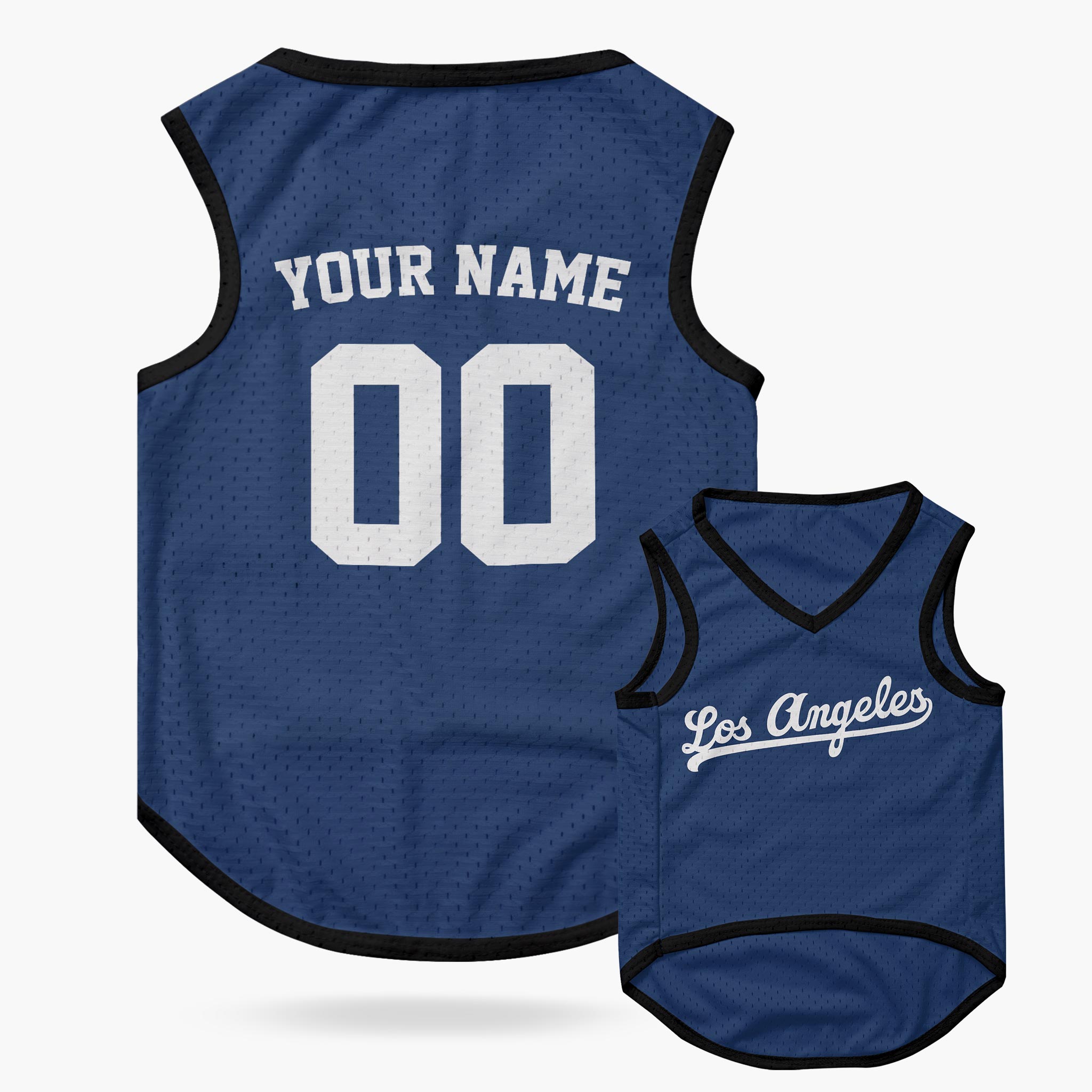 Custom City Pet Jersey Los Angeles Blue - Design Your Own