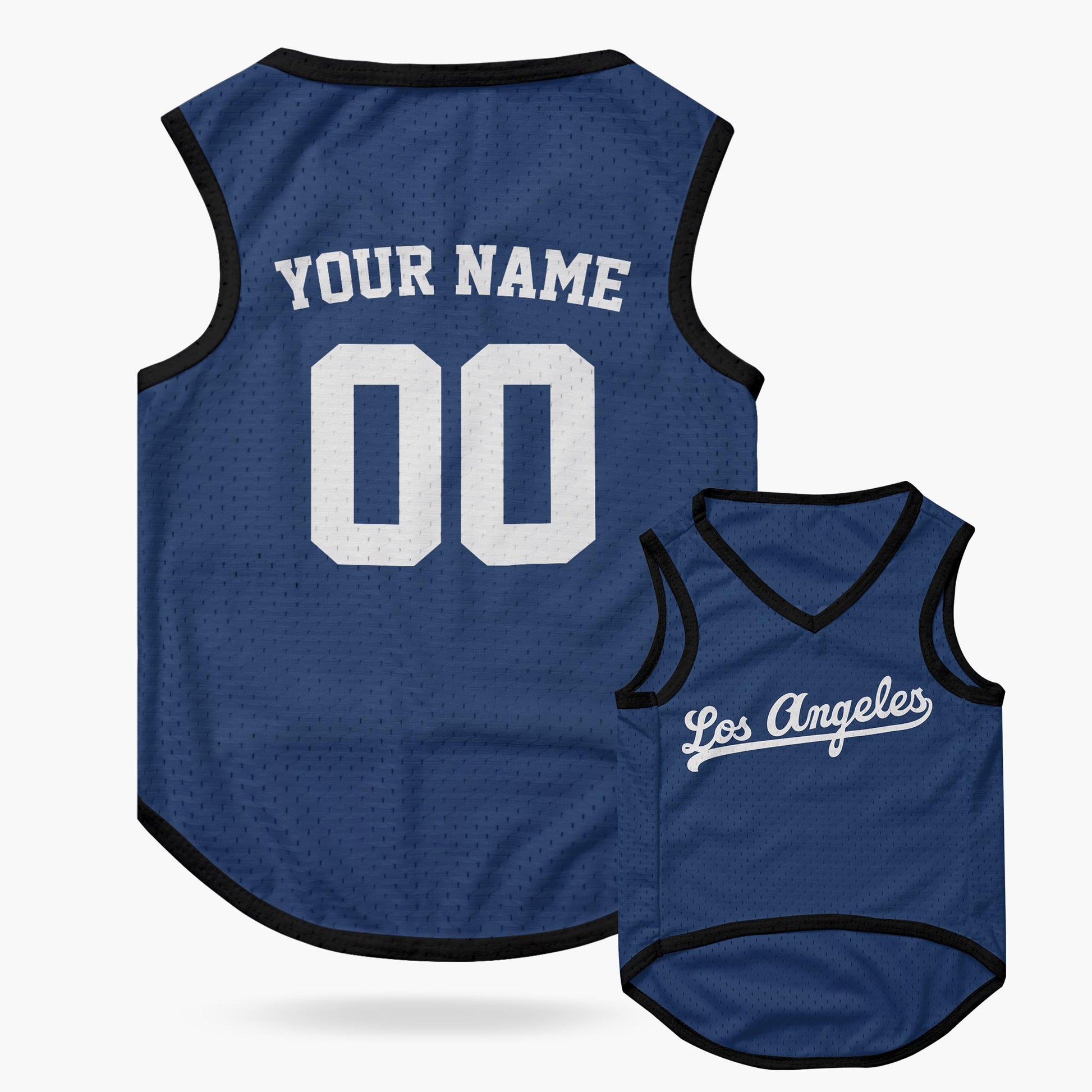 Custom City Pet Jersey Los Angeles Blue - Design Your Own