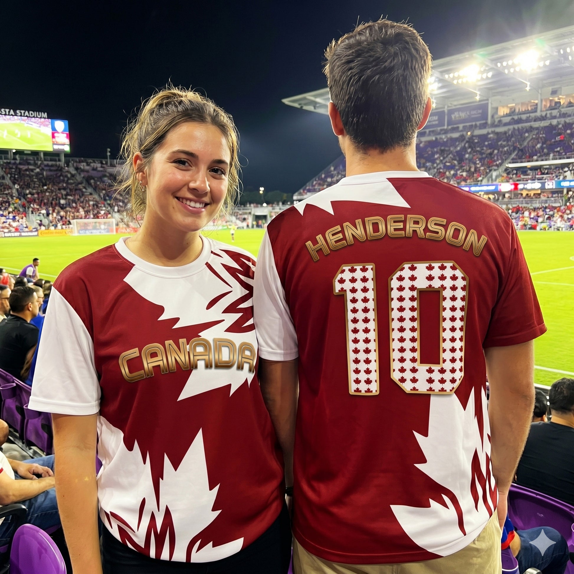 Custom Canada Soccer Jersey Canadian Fan Classic White - Personalized Name Number