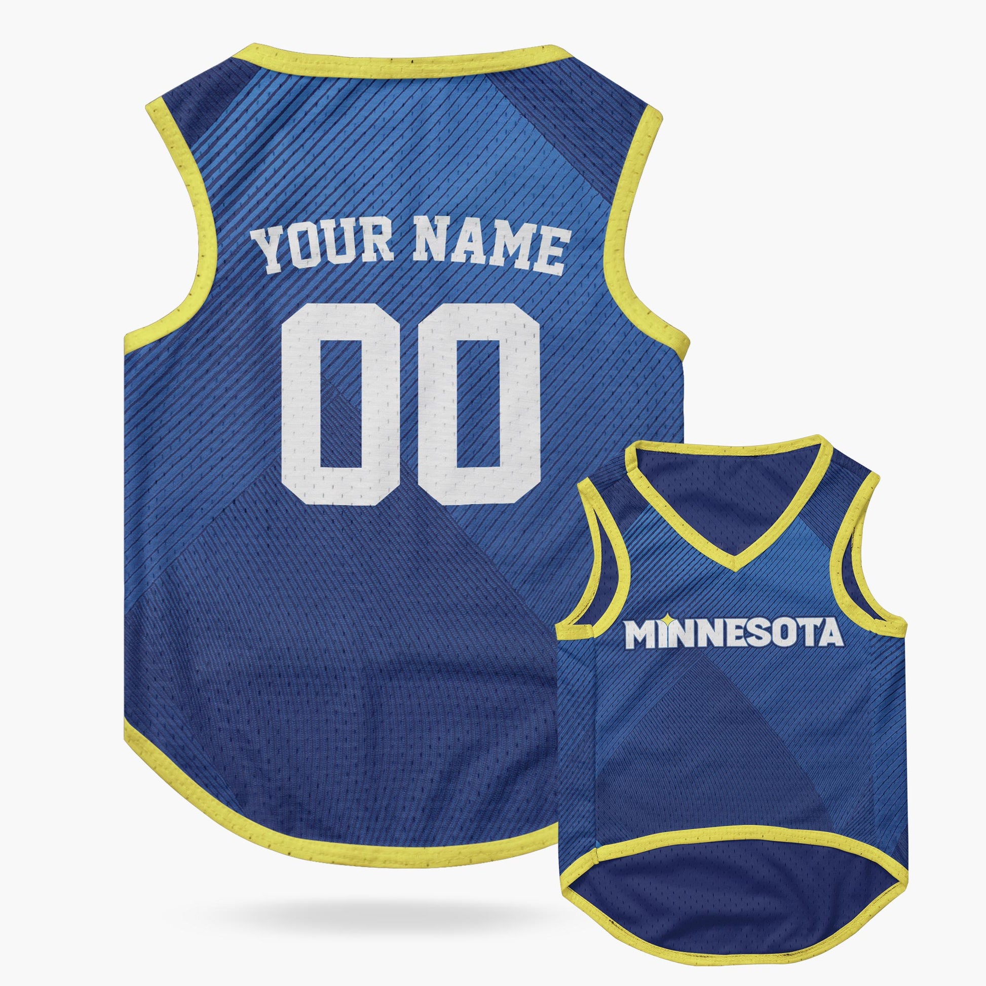 Custom City Pet Jersey Minnesota Blue - Design Your Own
