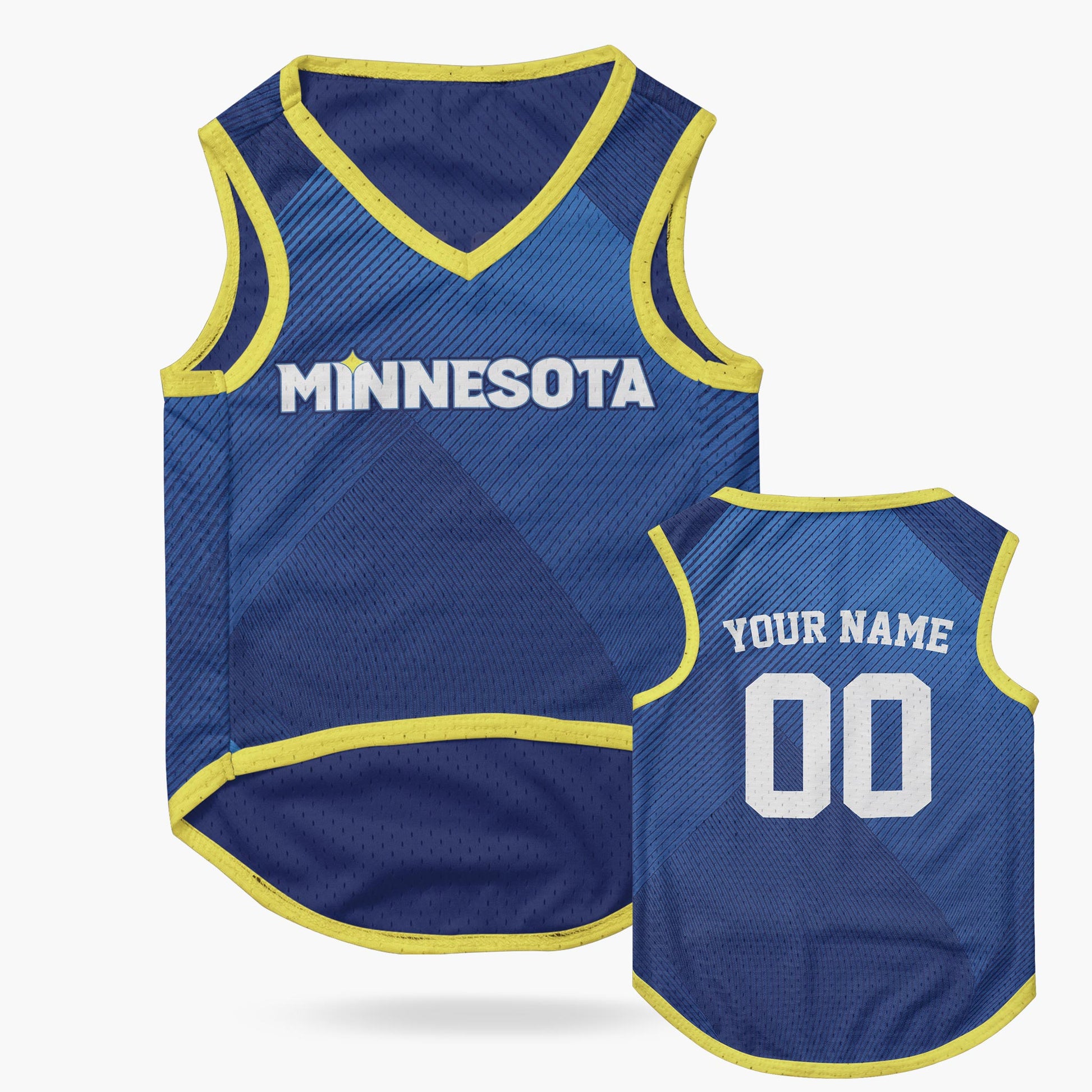 Custom City Pet Jersey Minnesota Blue - Design Your Own
