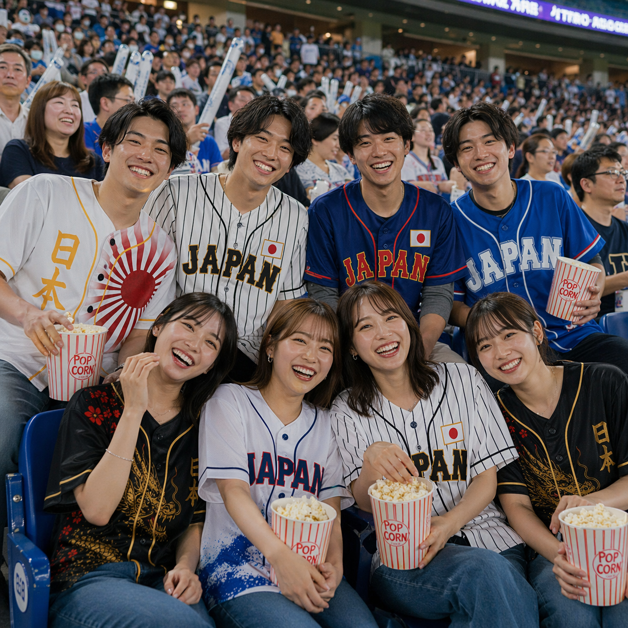 Custom Japan Baseball Jersey Japanese Fan Classic Script – Personalized Name Number