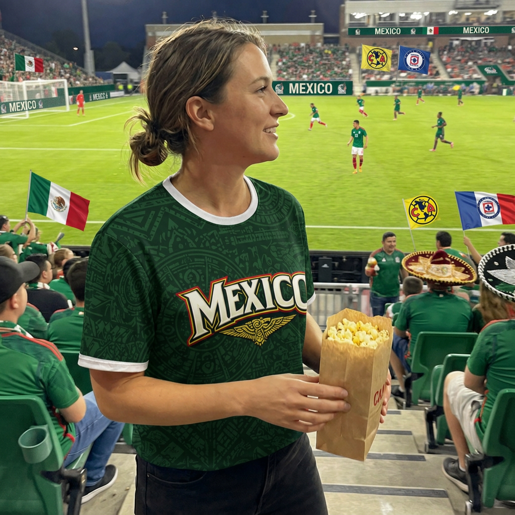 Custom Mexico Soccer Jersey Mexican Fan Heritage Eagle - Personalized Name Number