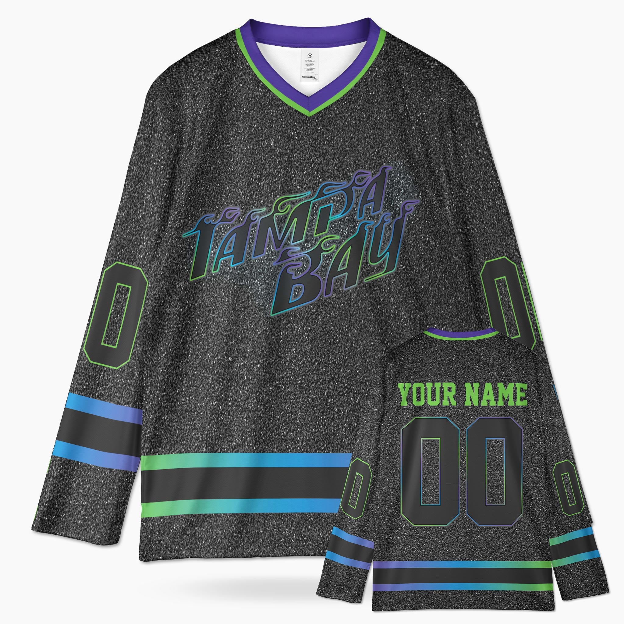 Custom City Hockey Jersey - Tampa Bay Gray - Design Your Own