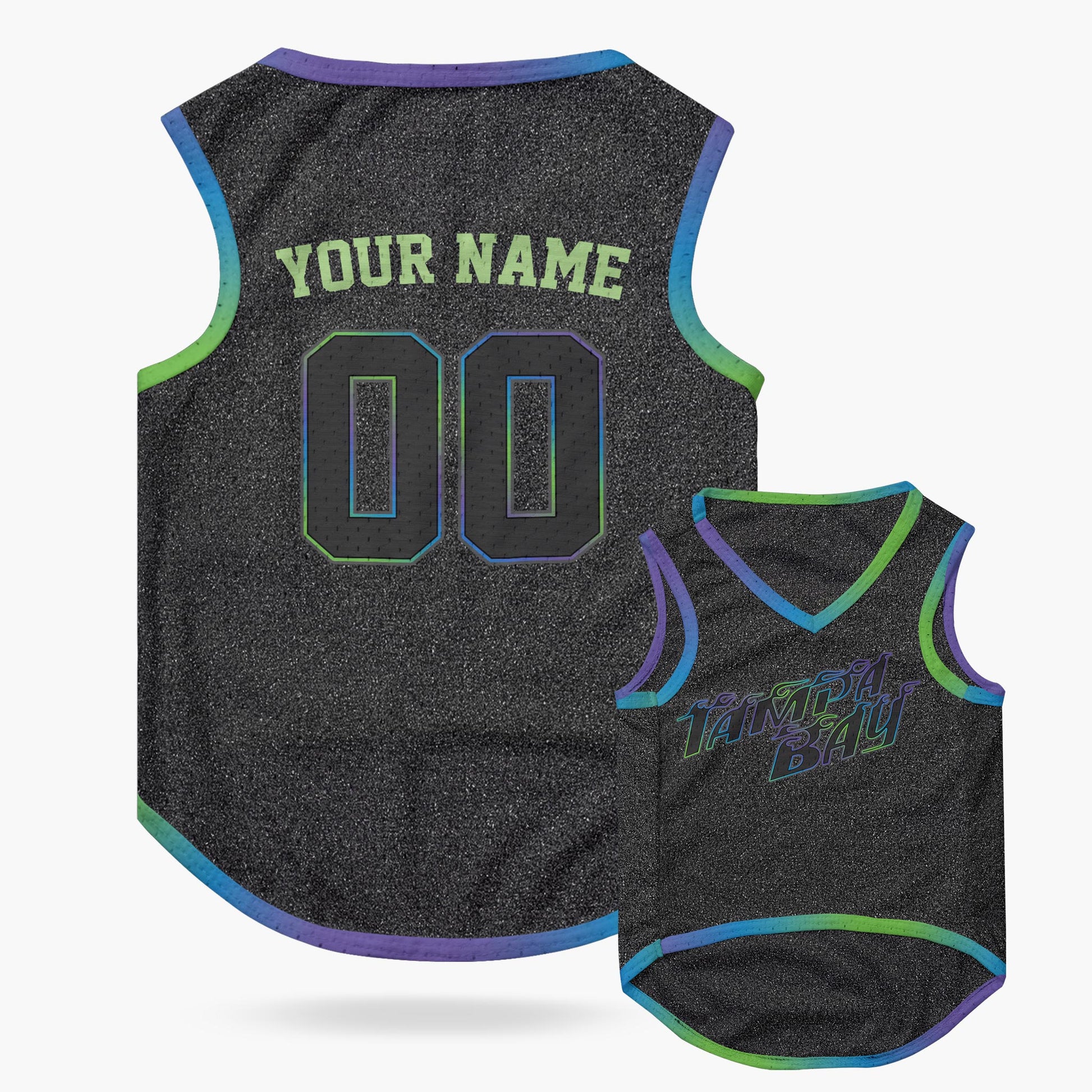 Custom City Pet Jersey Tampa Bay Gray - Design Your Own
