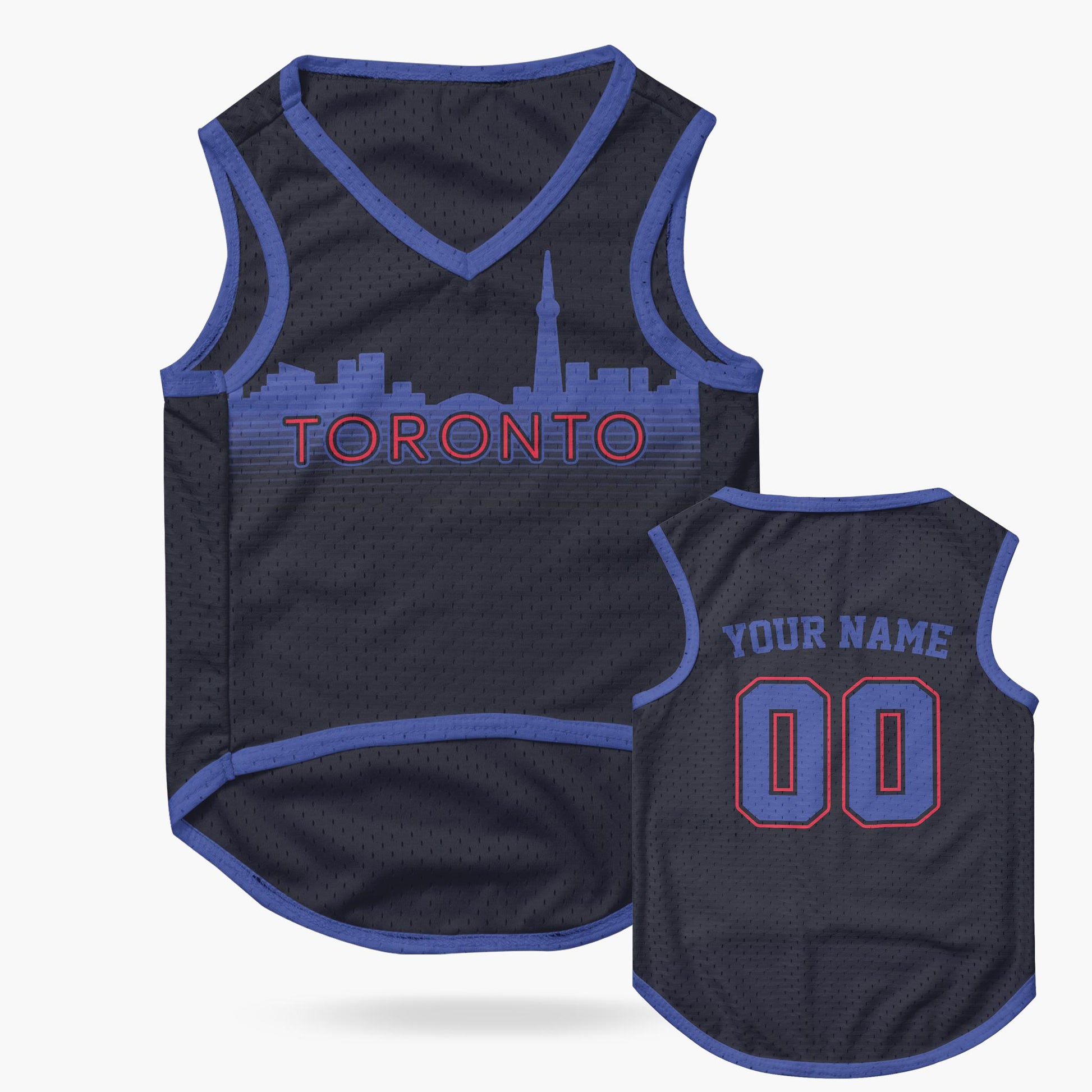 Custom City Pet Jersey Toronto Blue - Design Your Own