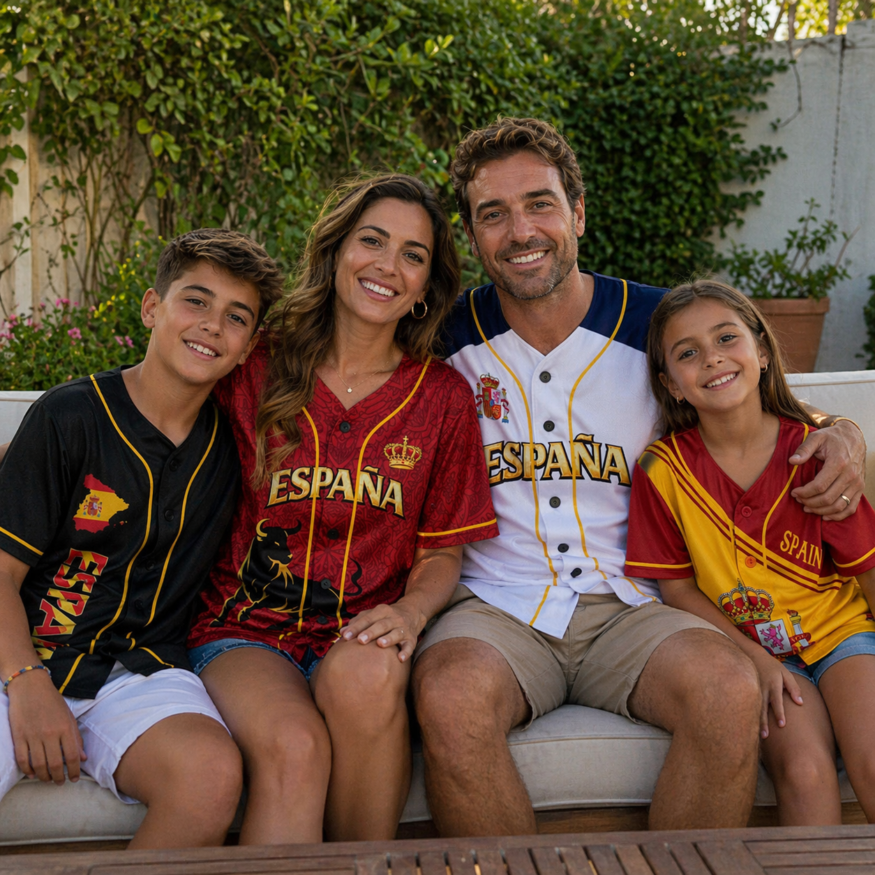 Custom Spain Baseball Jersey Spanish Fan Dynamic Flag Classic – Personalized Name Number