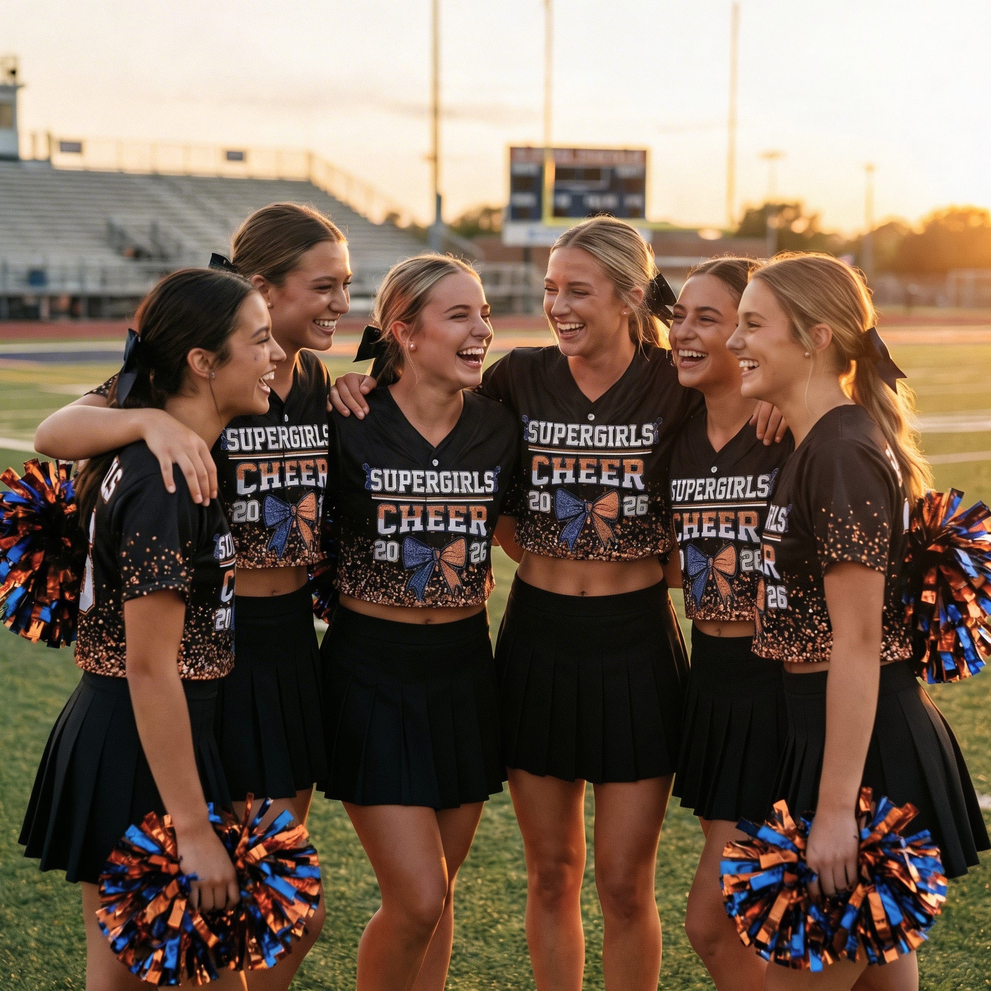 Custom Cheer Crop Baseball Jersey Star Design Purple - Design Your Own