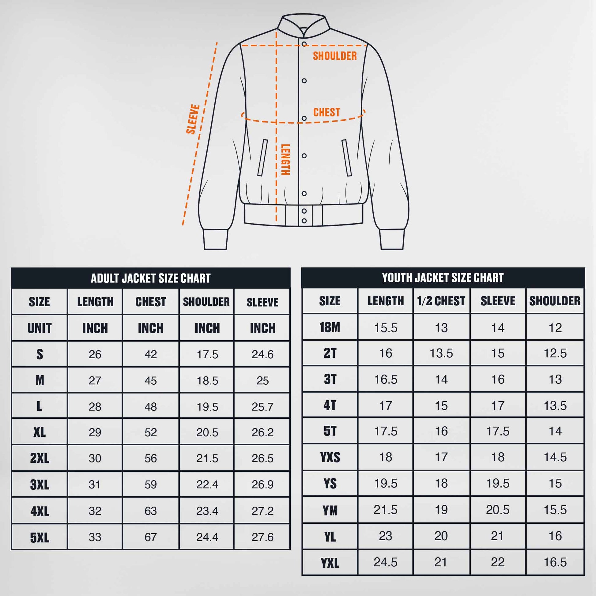 Custom Varsity Jacket Black and Orange - Design Your Own