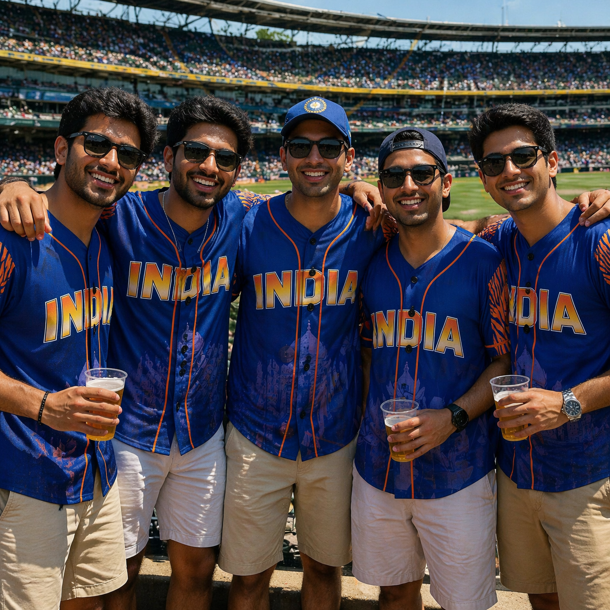 Custom India Baseball Jersey Indian Fan Tiger Heritage – Personalized Name Number