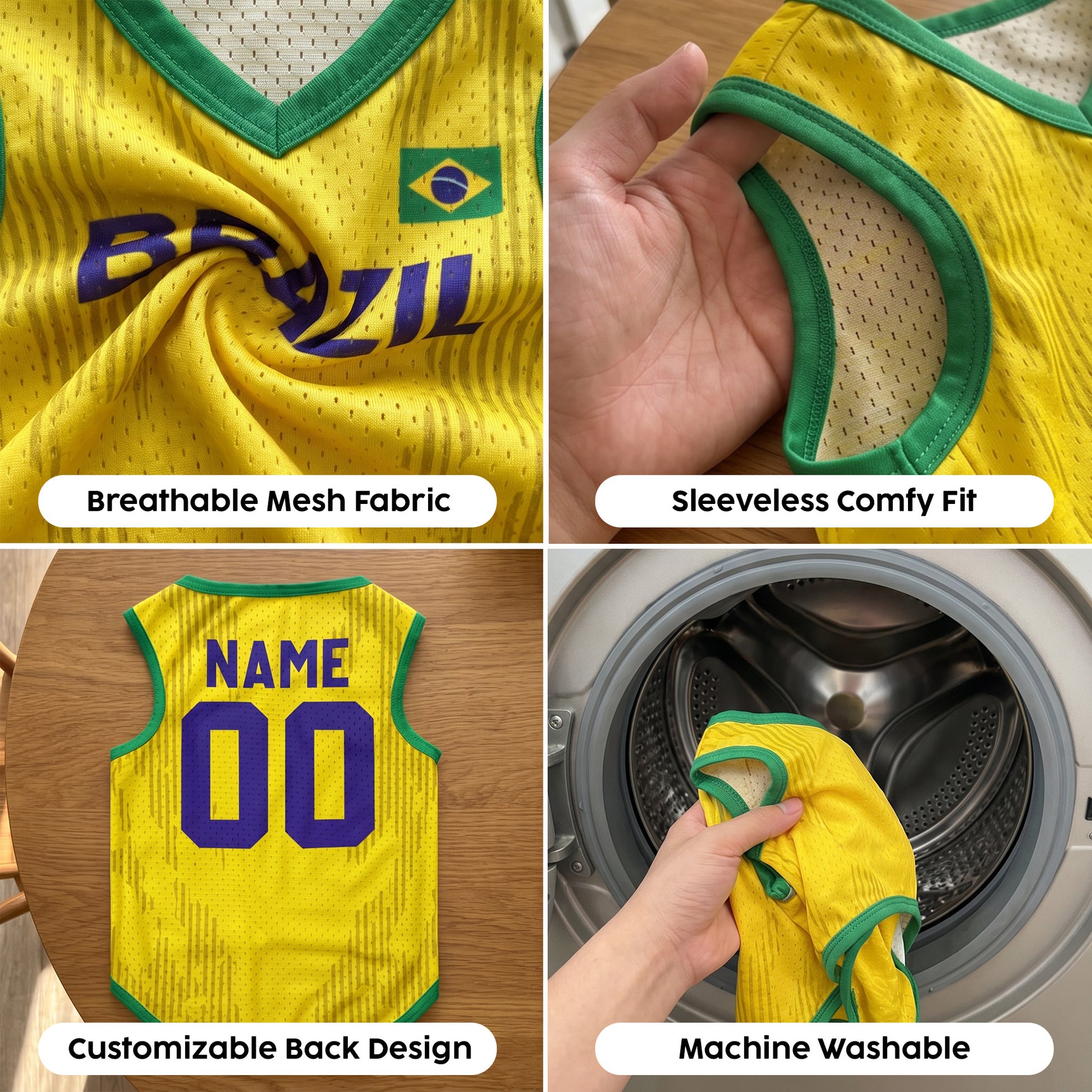 Custom Pet Soccer Jersey Mexico 2026 - Design Your Own