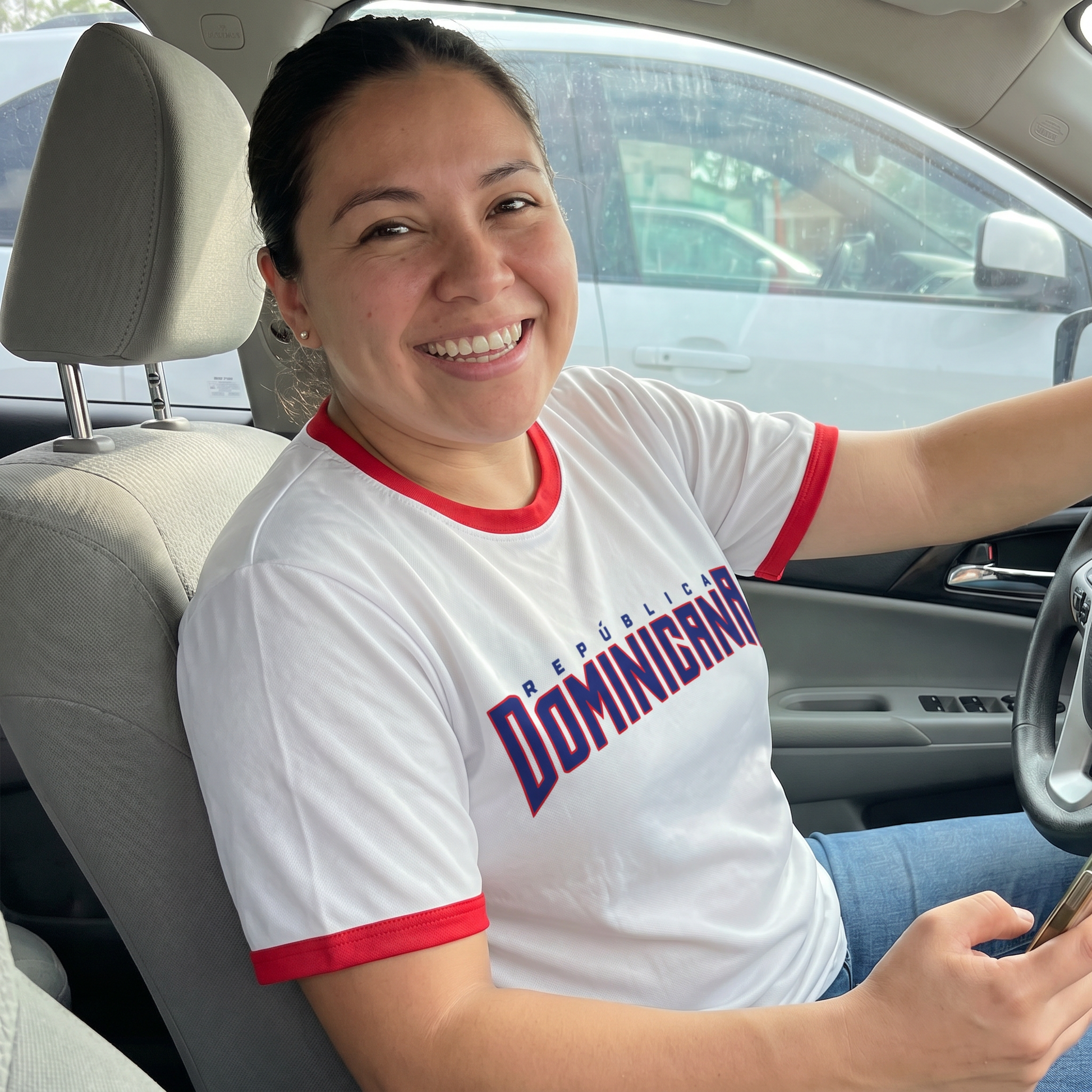 Custom República Dominicana Soccer Jersey Dominican Fan Classic White – Personalized Name Number