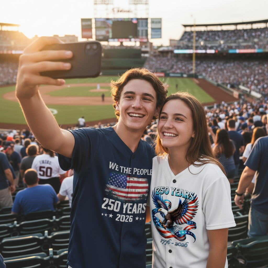 Custom USA 250th Anniversary Baseball Jersey USA Legacy - Design Your Own