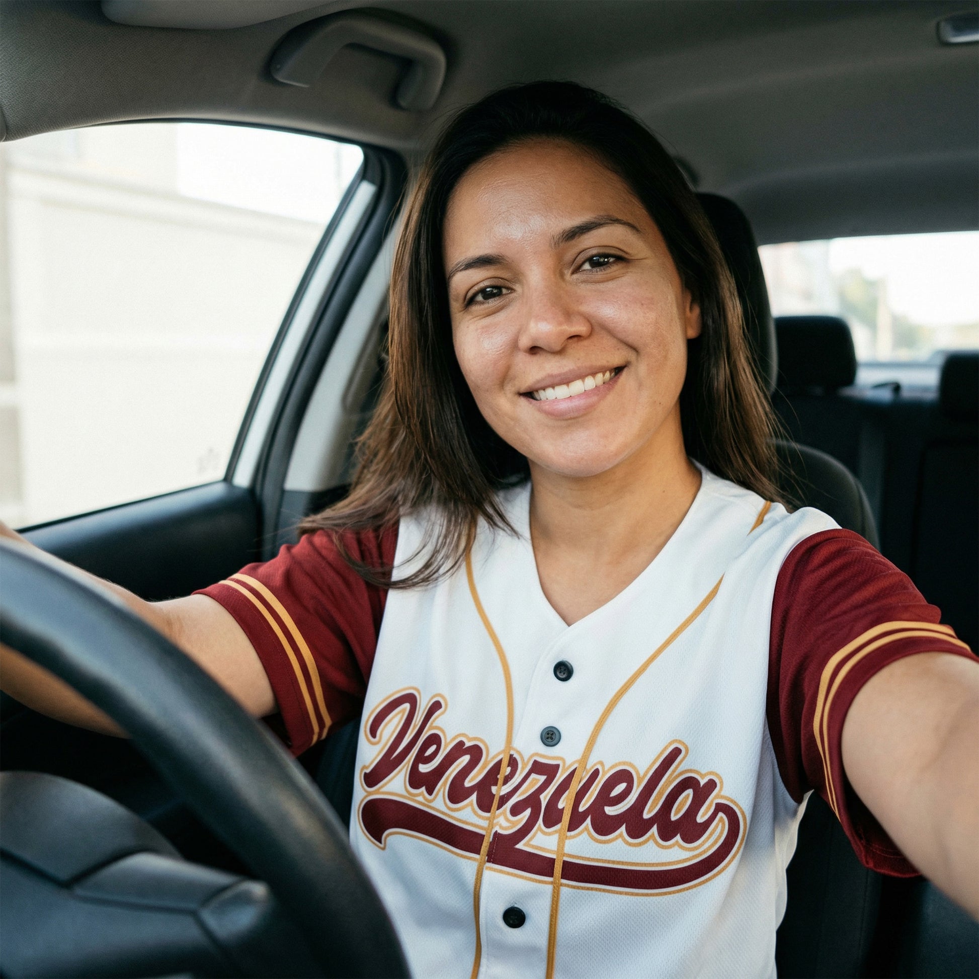 Custom Baseball Jersey Venezuelan Pride Venezuela Classic Script White – Personalized Name Number