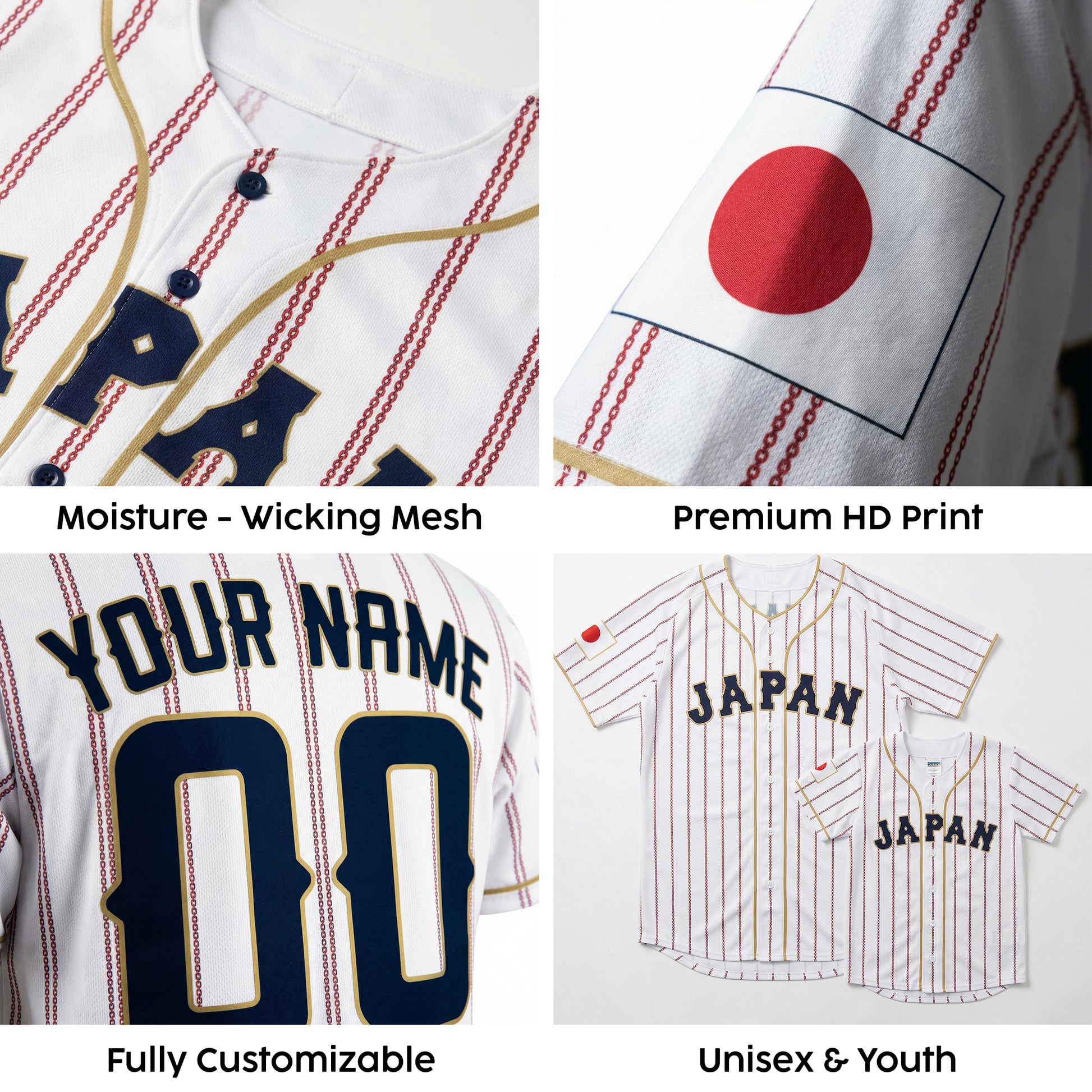 Custom Puerto Rico Baseball Jersey Puerto Rican Fan Royal – Personalized Name Number