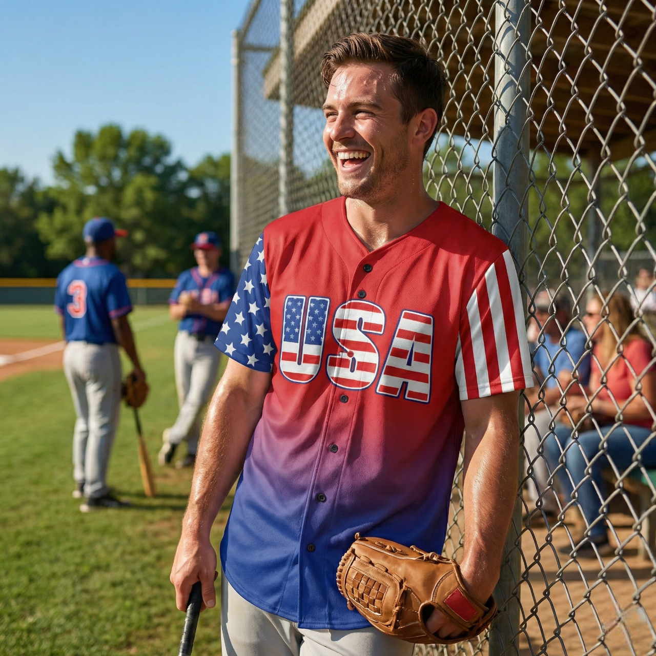 Custom USA 250th Anniversary Baseball Jersey USA Legacy - Design Your Own