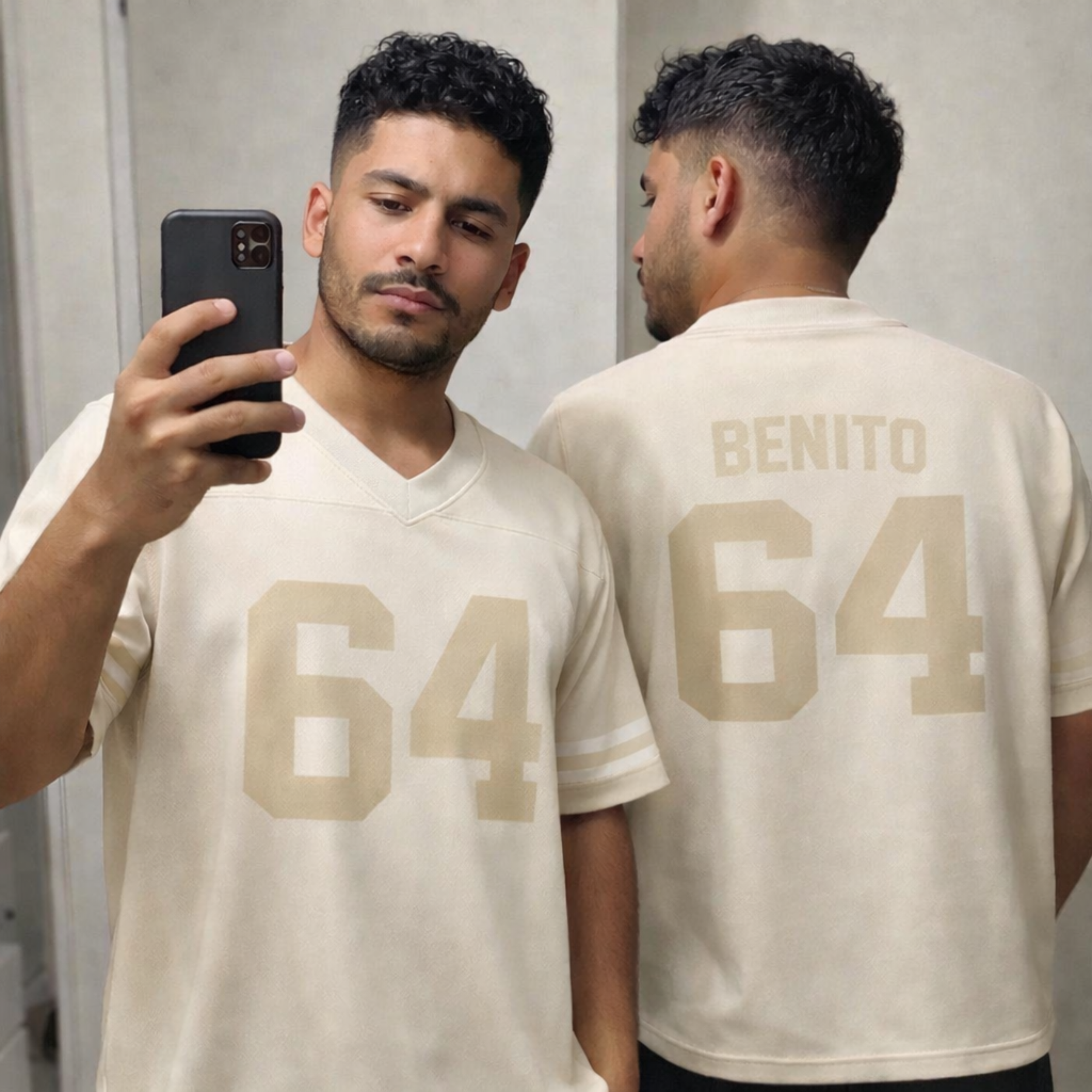 Custom Football Jersey – 64 Benito Bowl – Add Your Name and Number