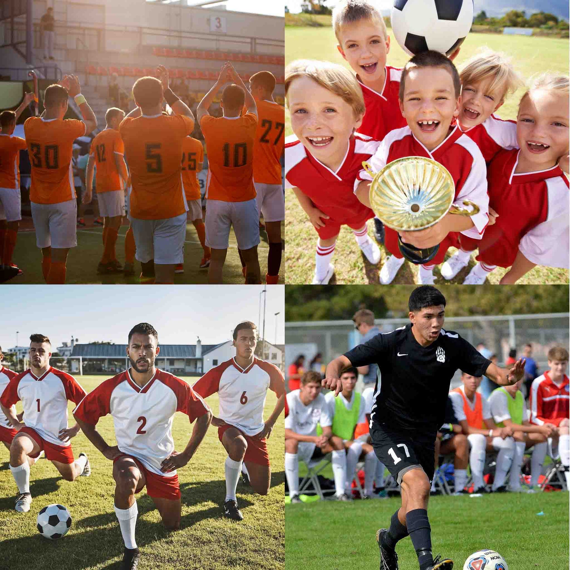 Custom Soccer Jersey Orange and Black - Design Your Own