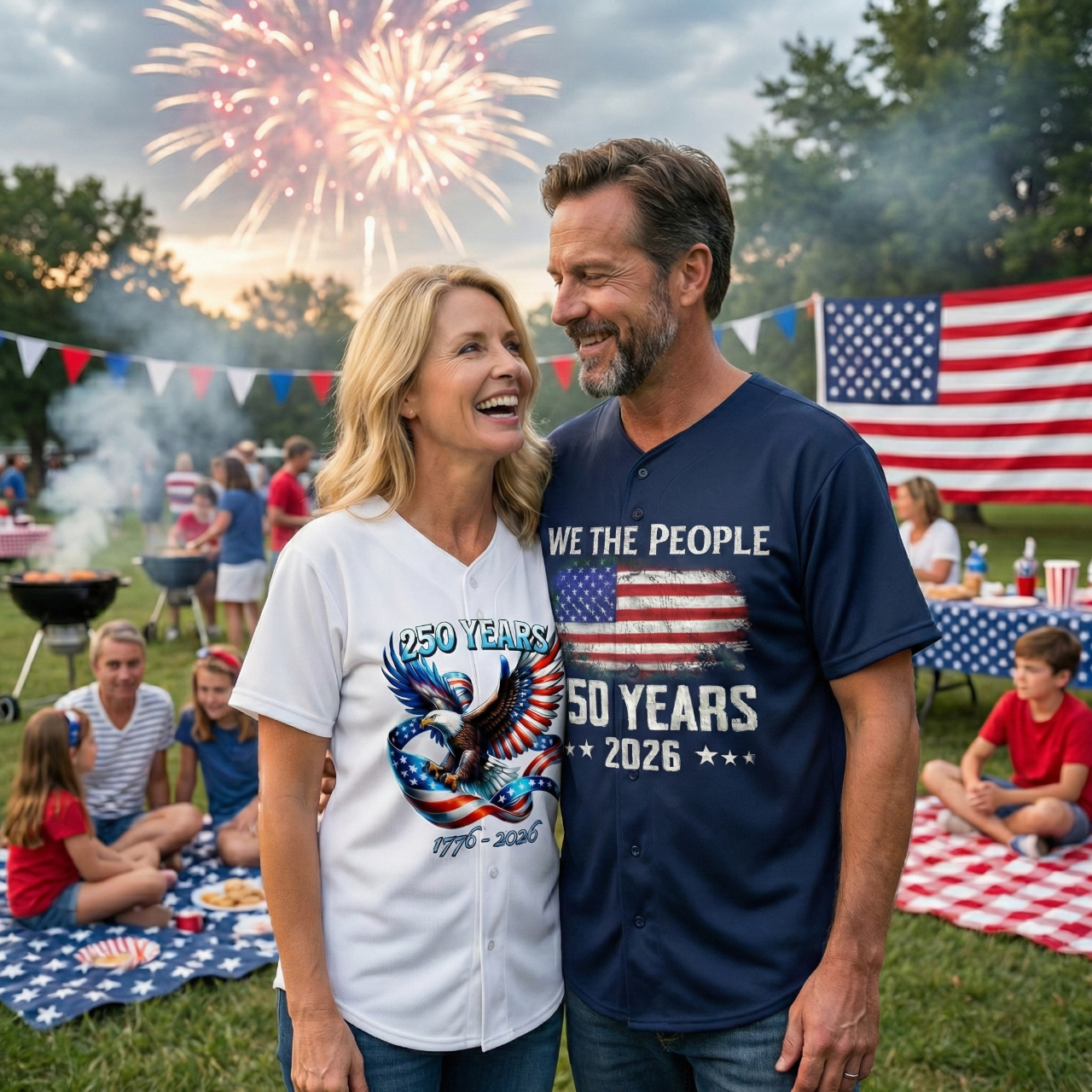 Custom USA 250th Anniversary Baseball Jersey USA Legacy - Design Your Own