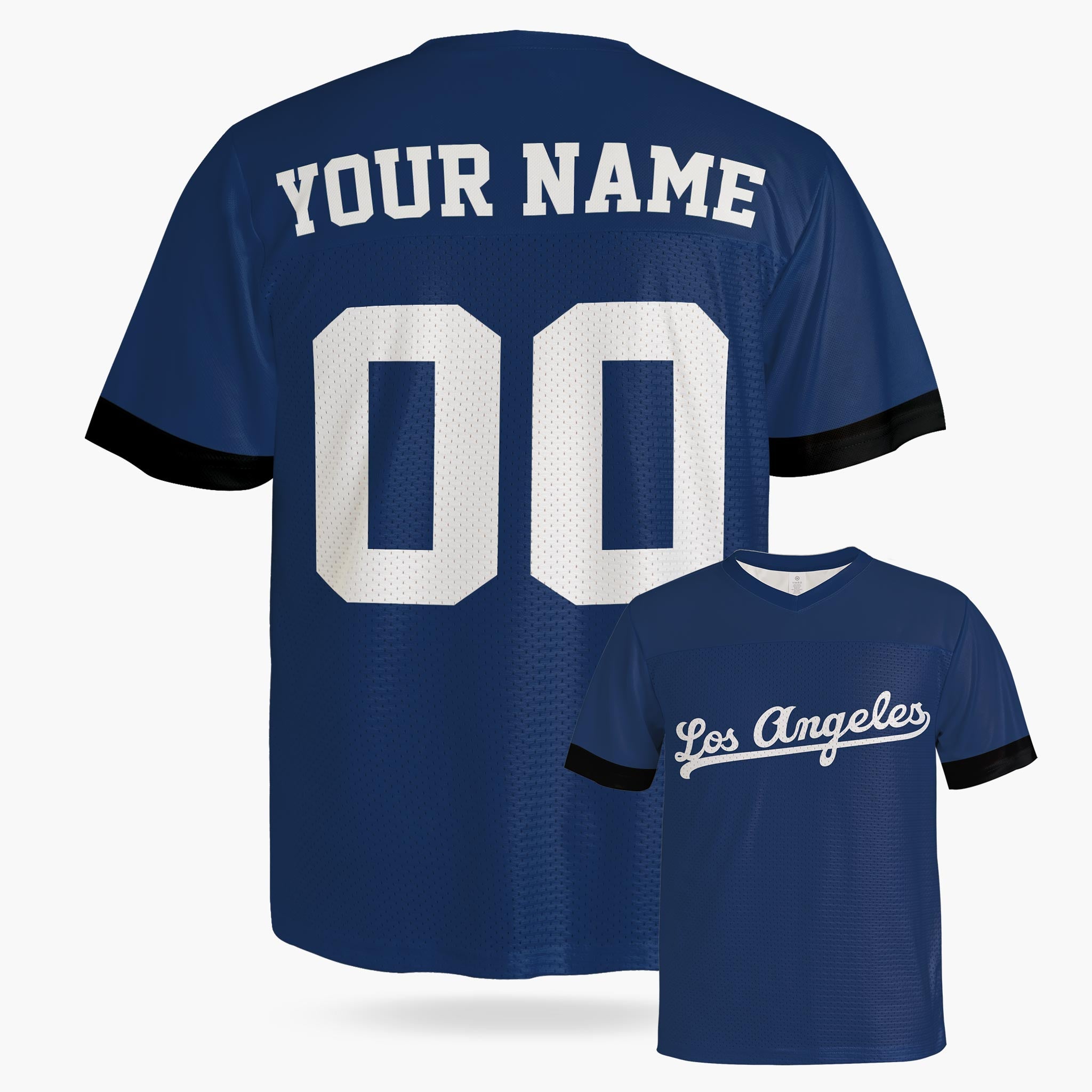 Custom City Football Jersey - Los Angeles Blue - Design Your Own