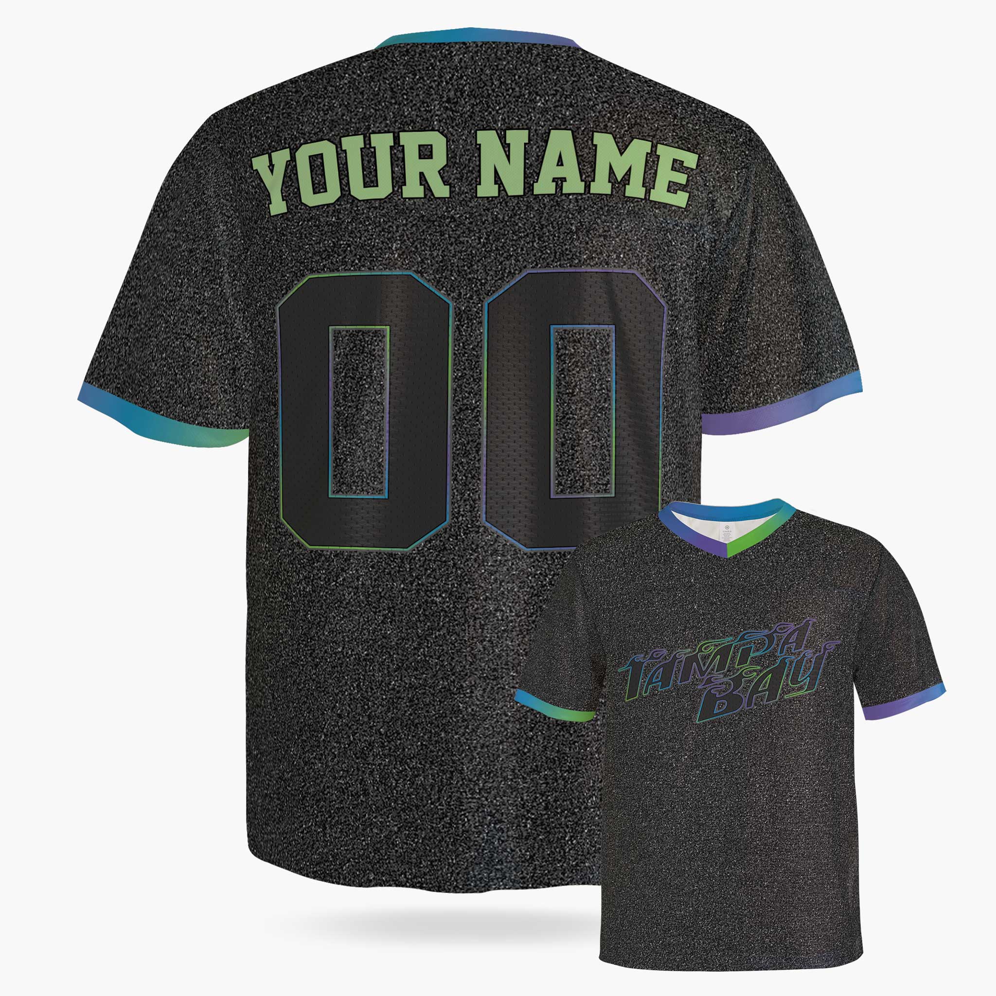 Custom City Football Jersey - Tampa Bay Gray - Design Your Own