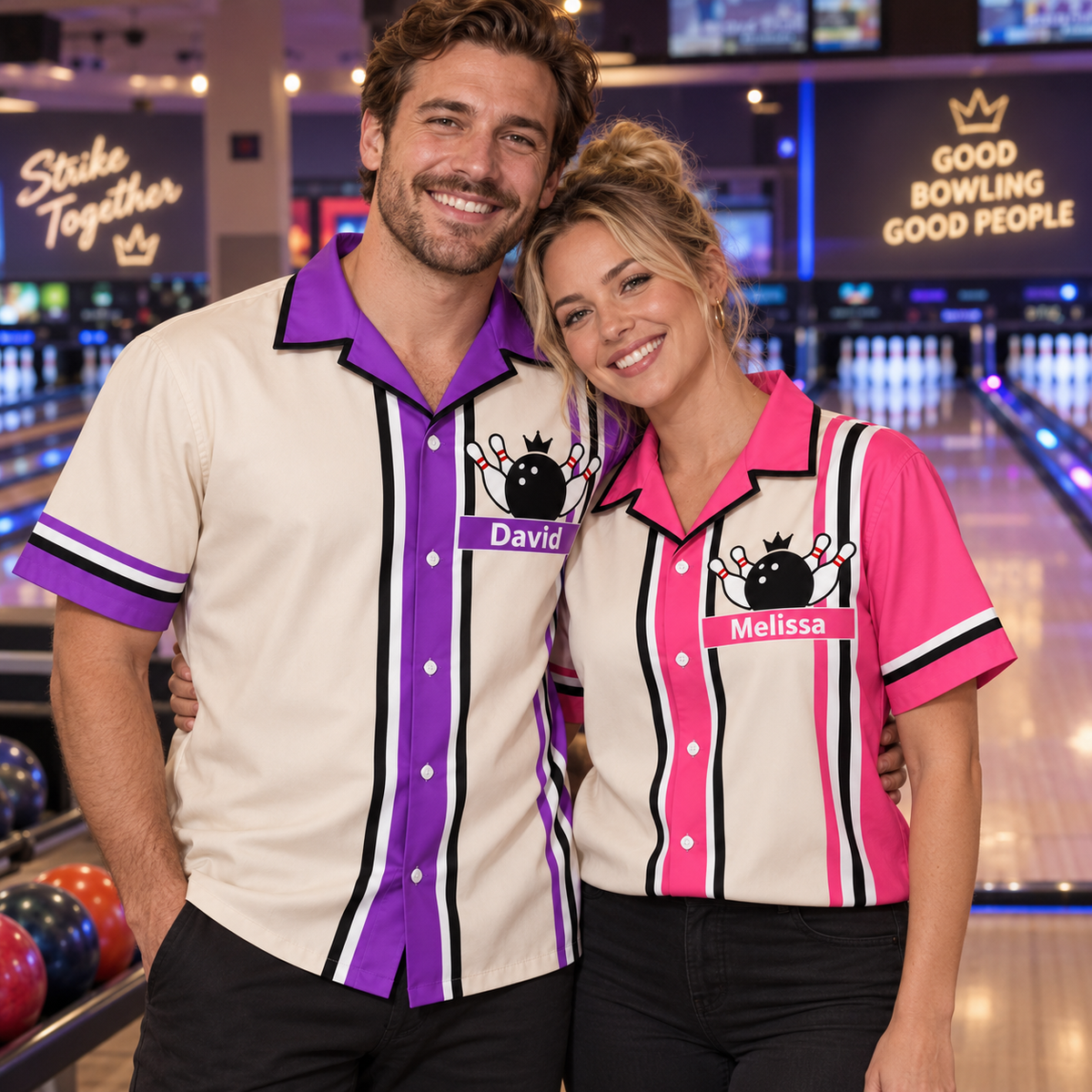 Custom Bowling Jersey Red – Add Your Name and Team Name