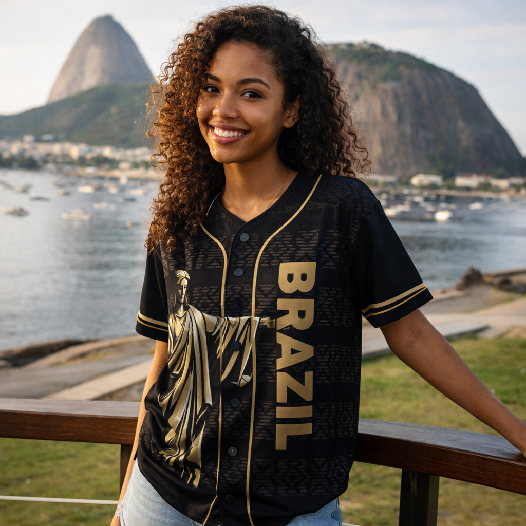 Custom Brazil Baseball Jersey Brazilian Fan Macaw – Personalized Name Number