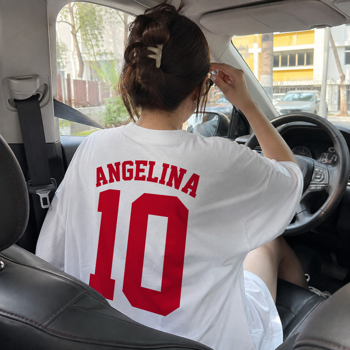 Custom Atlanta Football Shirt – Personalized Name & Number Game Day Tee