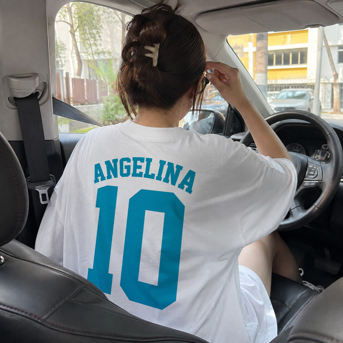 Custom Carolina Football Shirt – Personalized Name & Number Game Day Tee