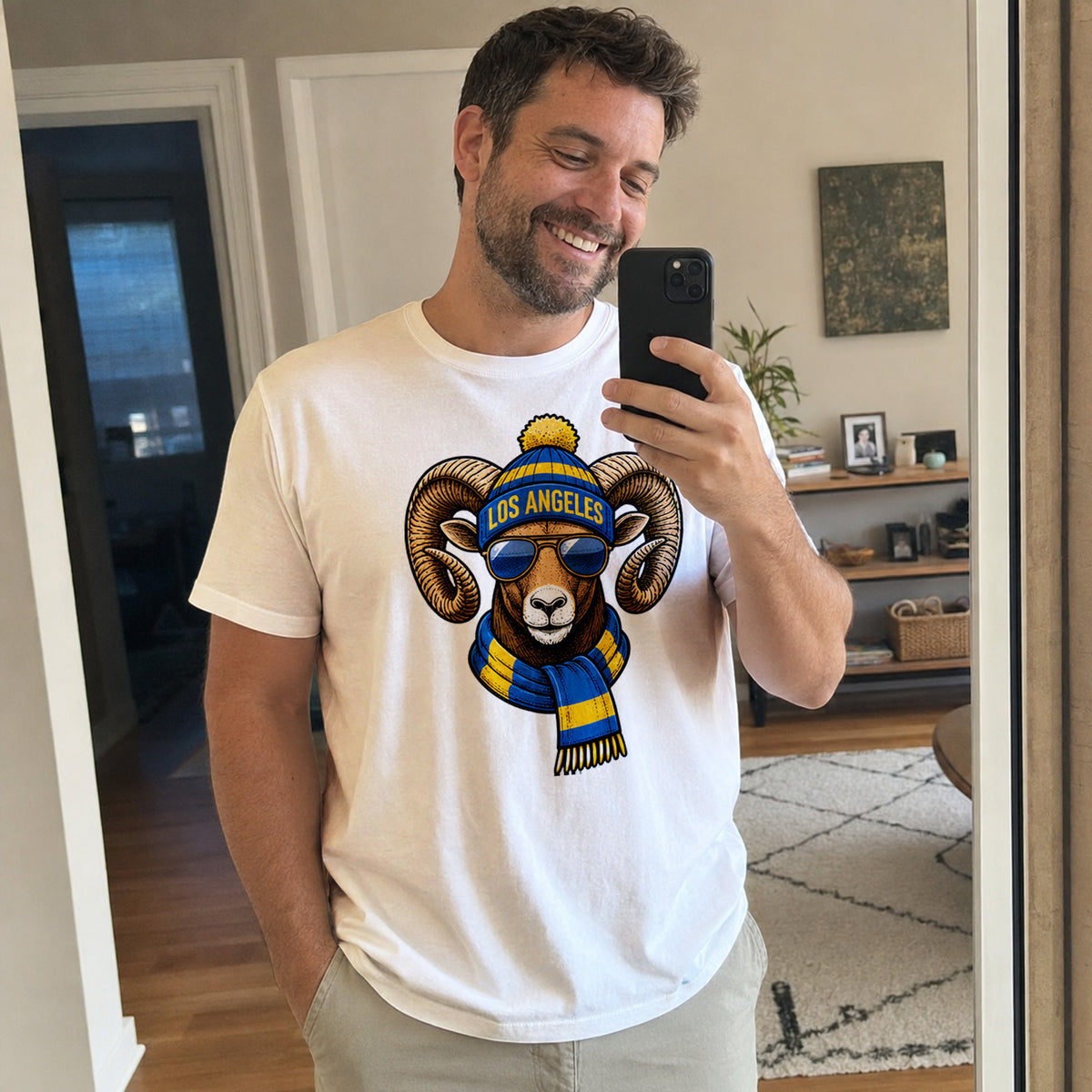 Custom Los Angeles Football Shirt – Personalized Name & Number Game Day Tee