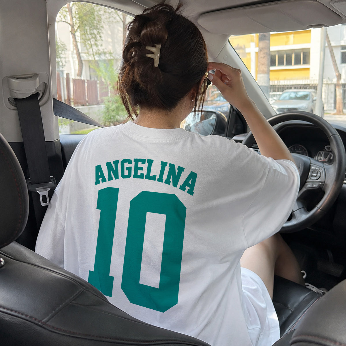 Custom Miami Football Shirt – Personalized Name & Number Game Day Tee