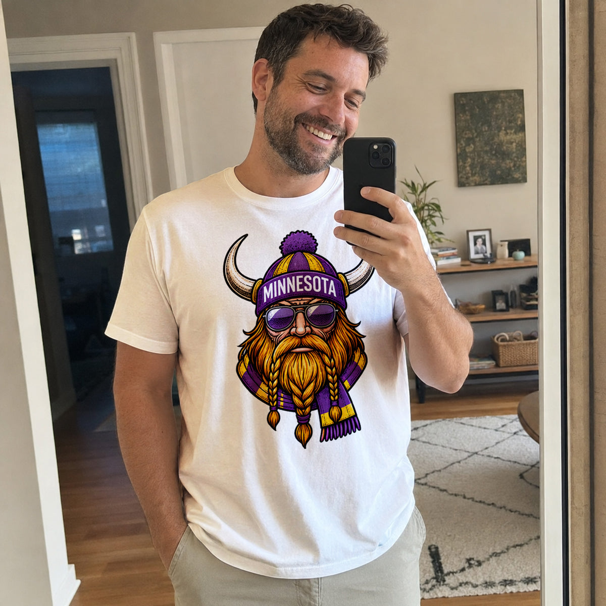 Custom Minnesota Football Shirt – Personalized Name & Number Game Day Tee