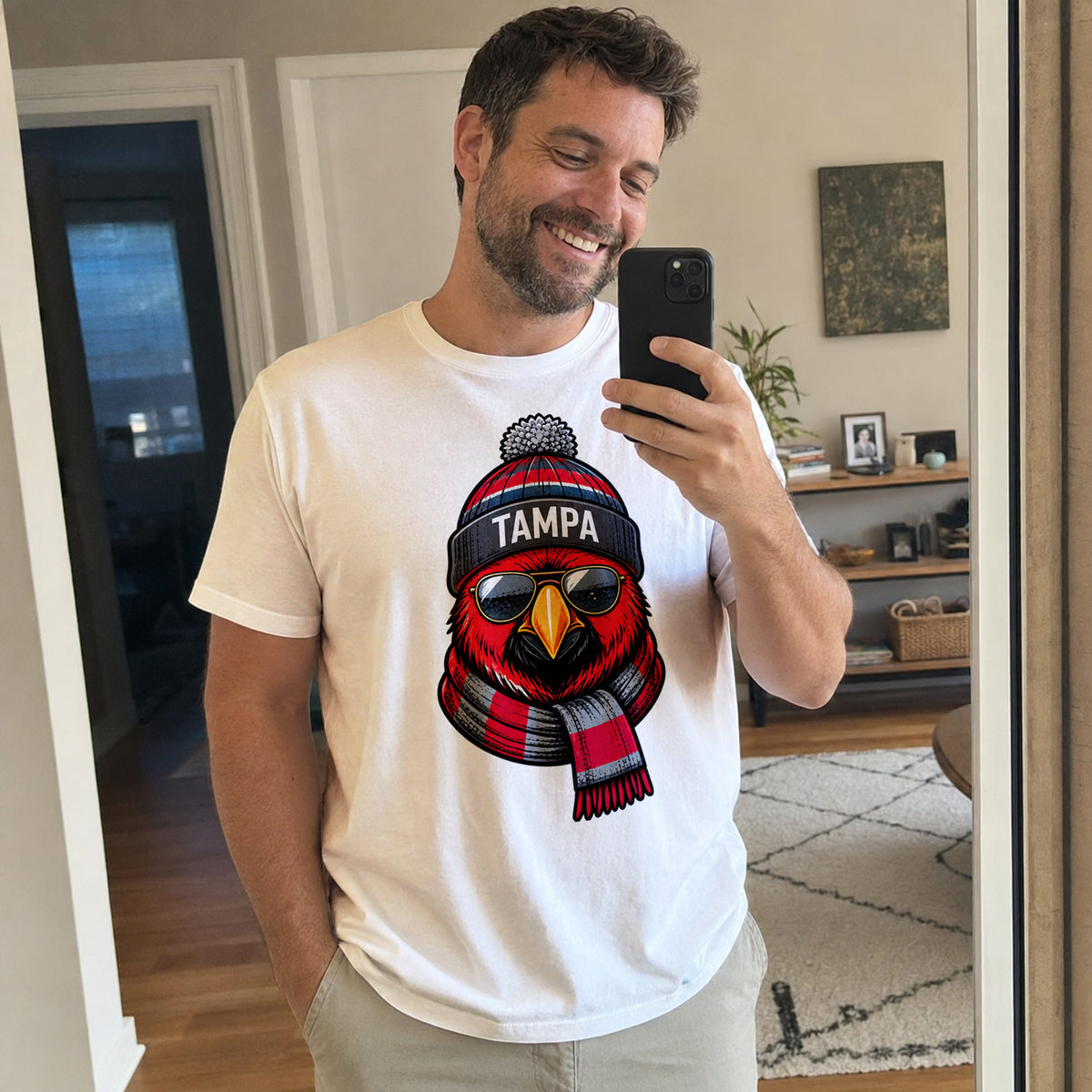 Custom Tampa Football Shirt – Personalized Name & Number Game Day Tee