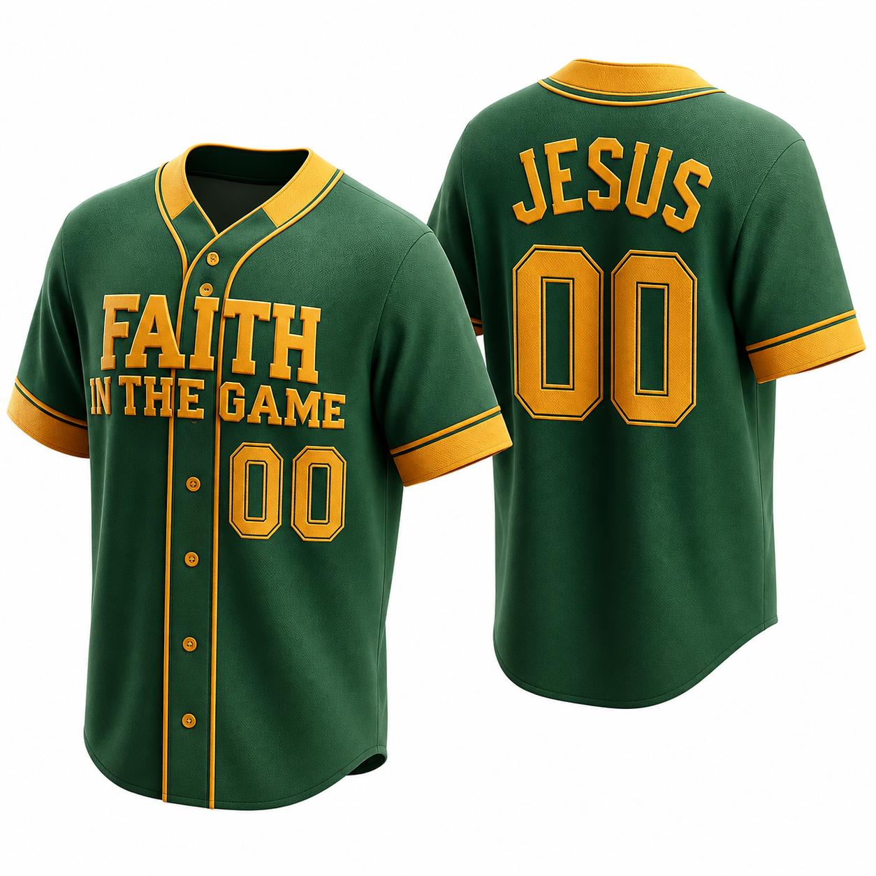 Custom Religious Baseball Jersey – Faith in The Game Christian Design Add Your Name