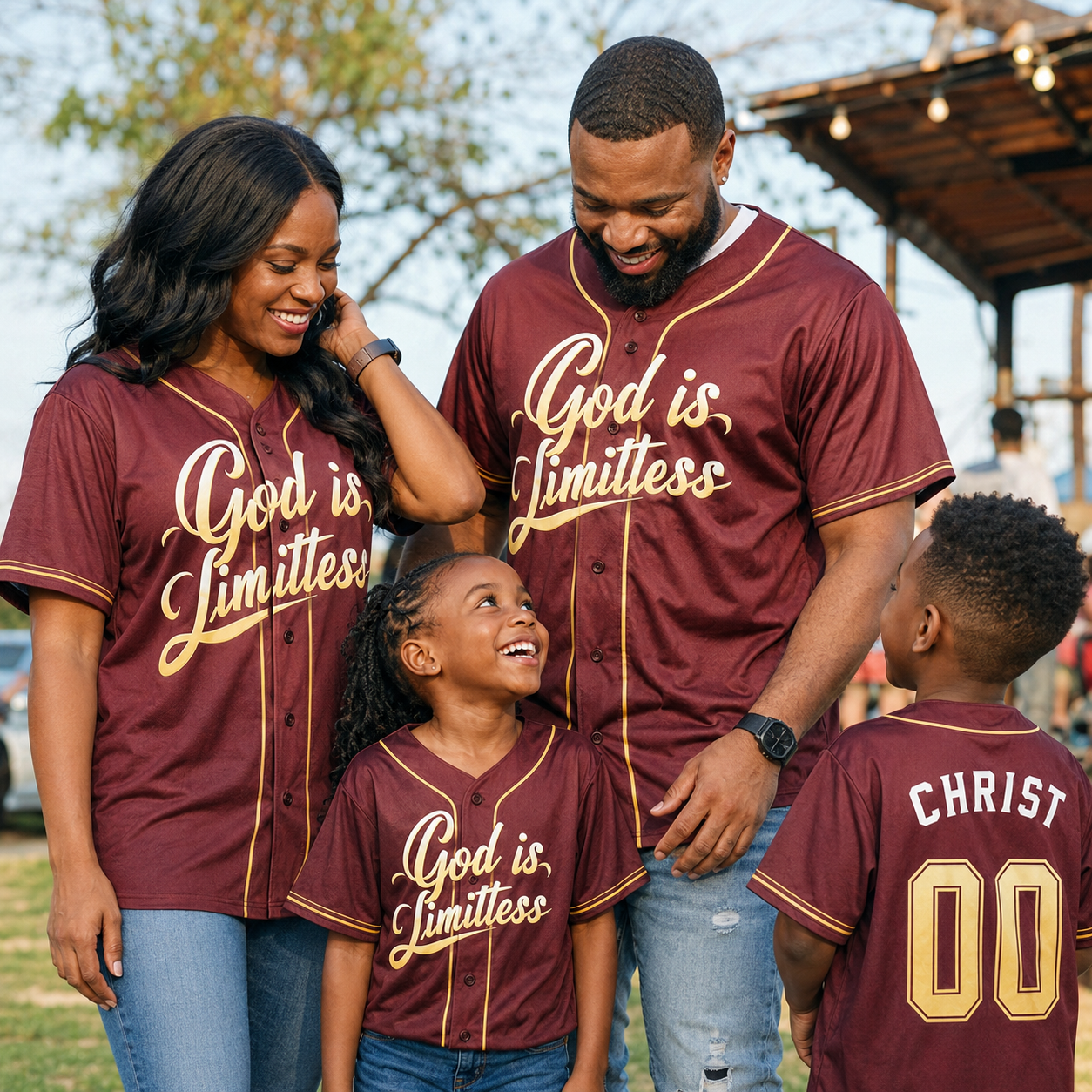 Custom Religious Baseball Jersey – Faith in The Game Christian Design Add Your Name