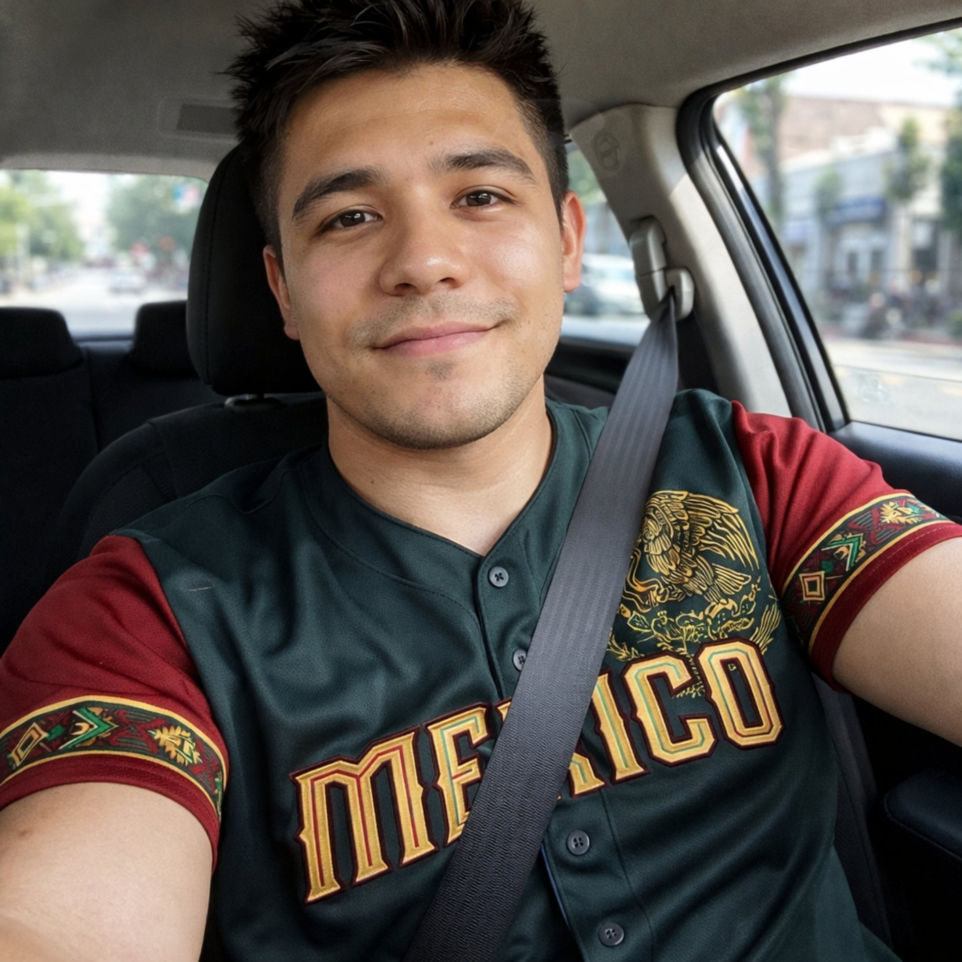 Custom Baseball Jersey Mexican Pride Mexico Heritage Eagle – Personalized Name Number