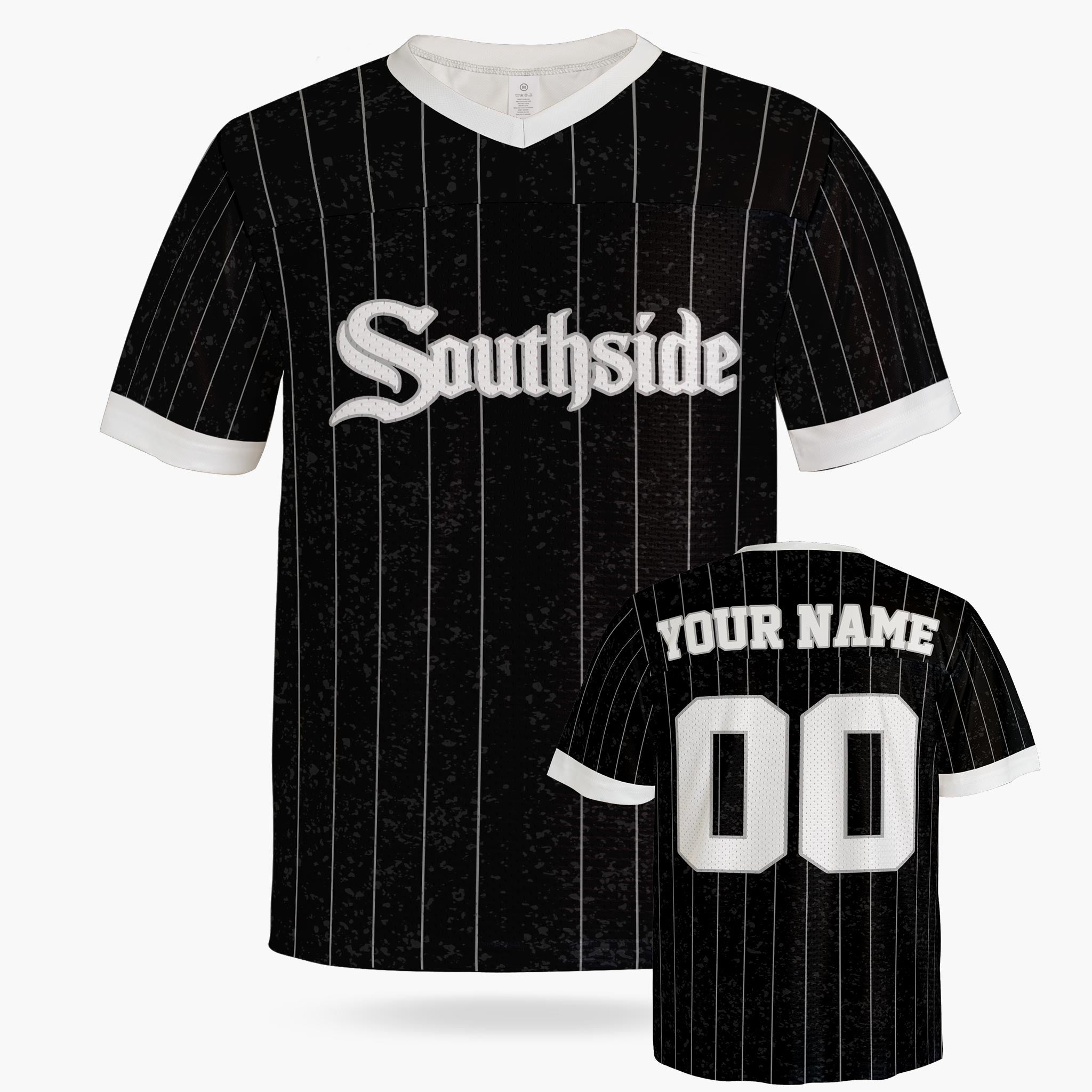 Custom City Football Jersey - Chicago Black - Design Your Own