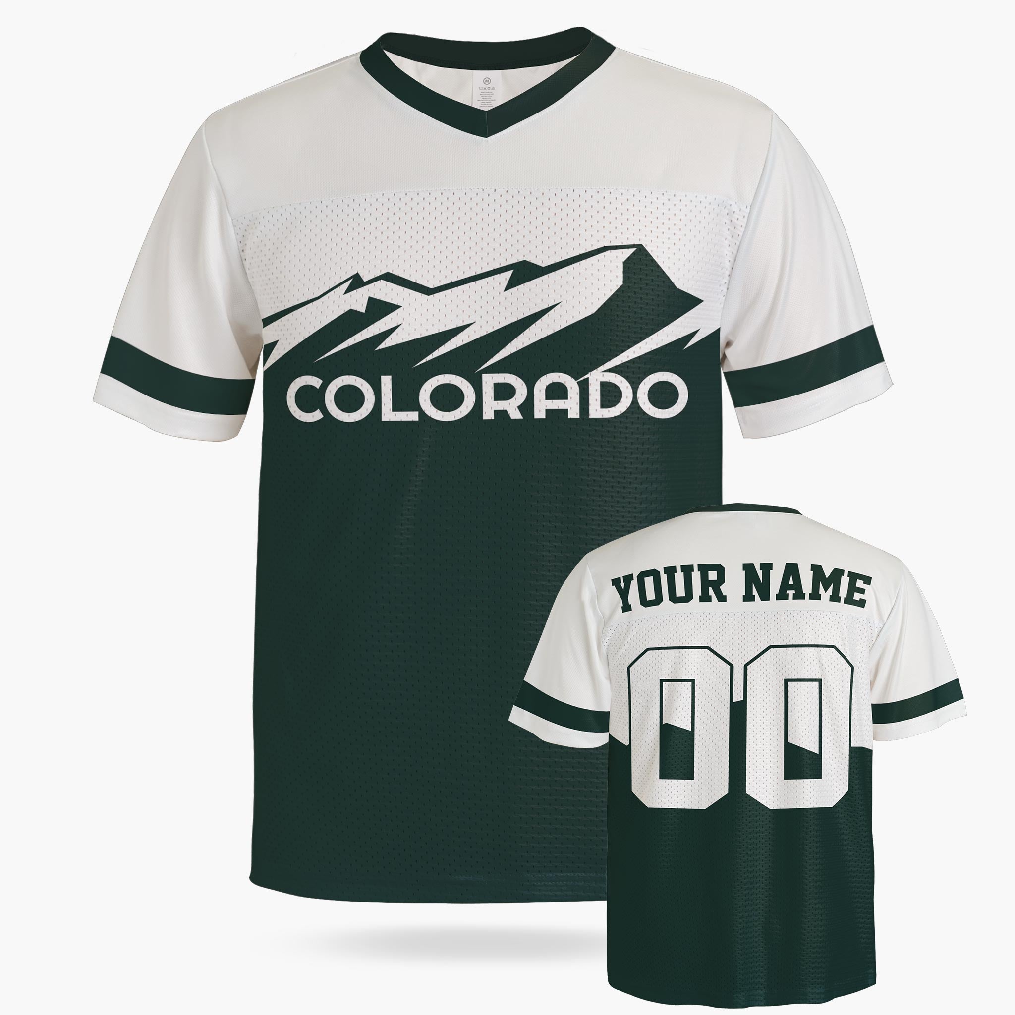 Custom City Football Jersey - Colorado Green - Design Your Own